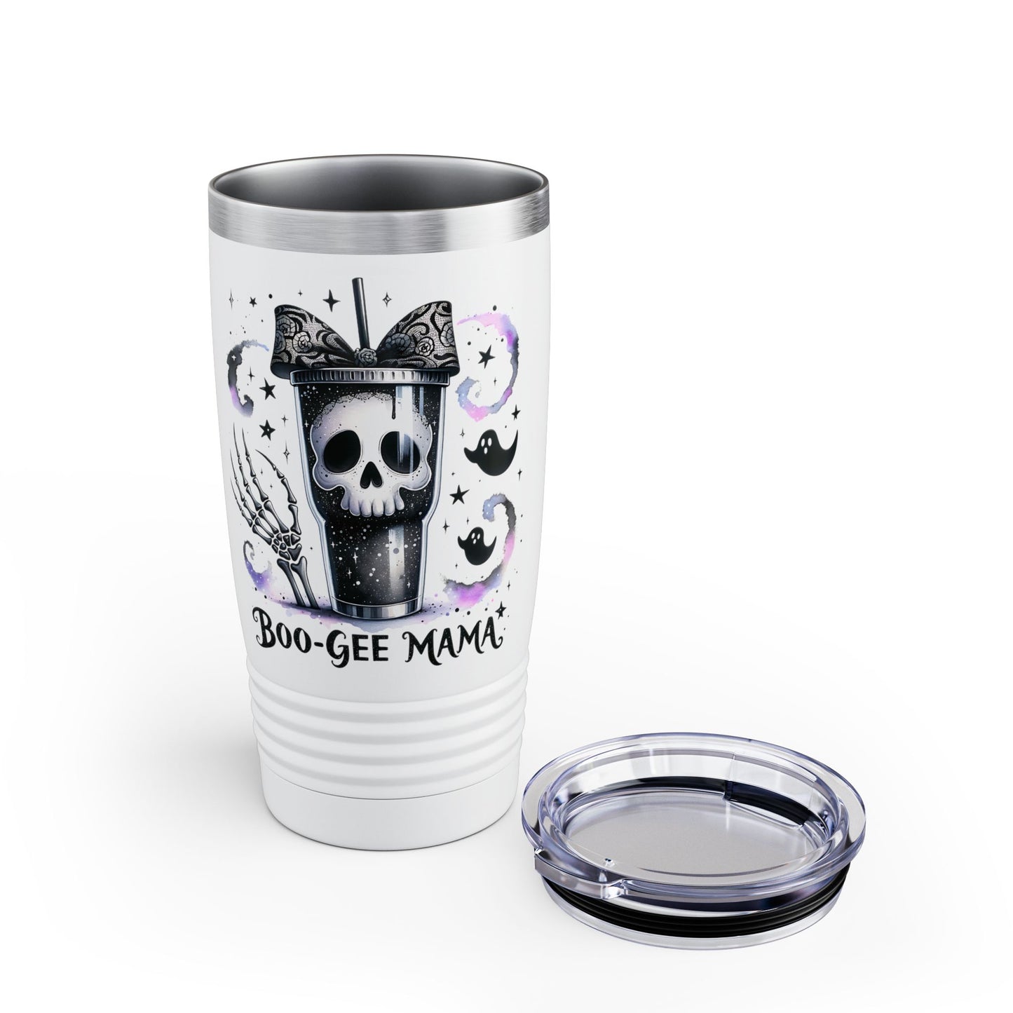 Boo-Gee Mama Skeleton Halloween 20oz Tumbler, Spooky Drinkware, Boo-Gee Mama 20oz, Unique Gift, Seasonal Travel Mug, October Decor