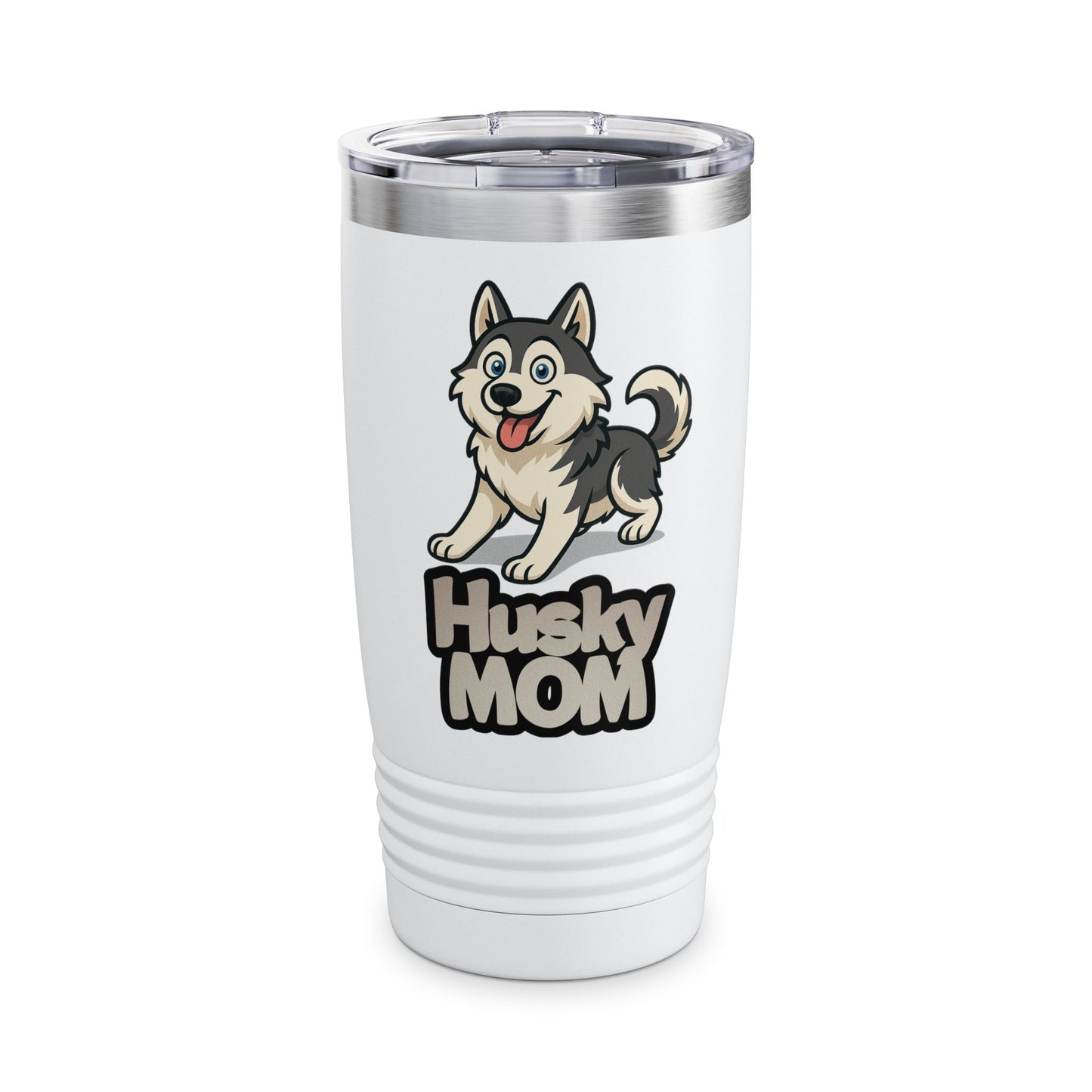 Husky Mom Tumbler, 20oz Stainless Steel Travel Cup, Perfect Gift for Dog Moms, Pet Lover Mug, Unique Drinking Experience