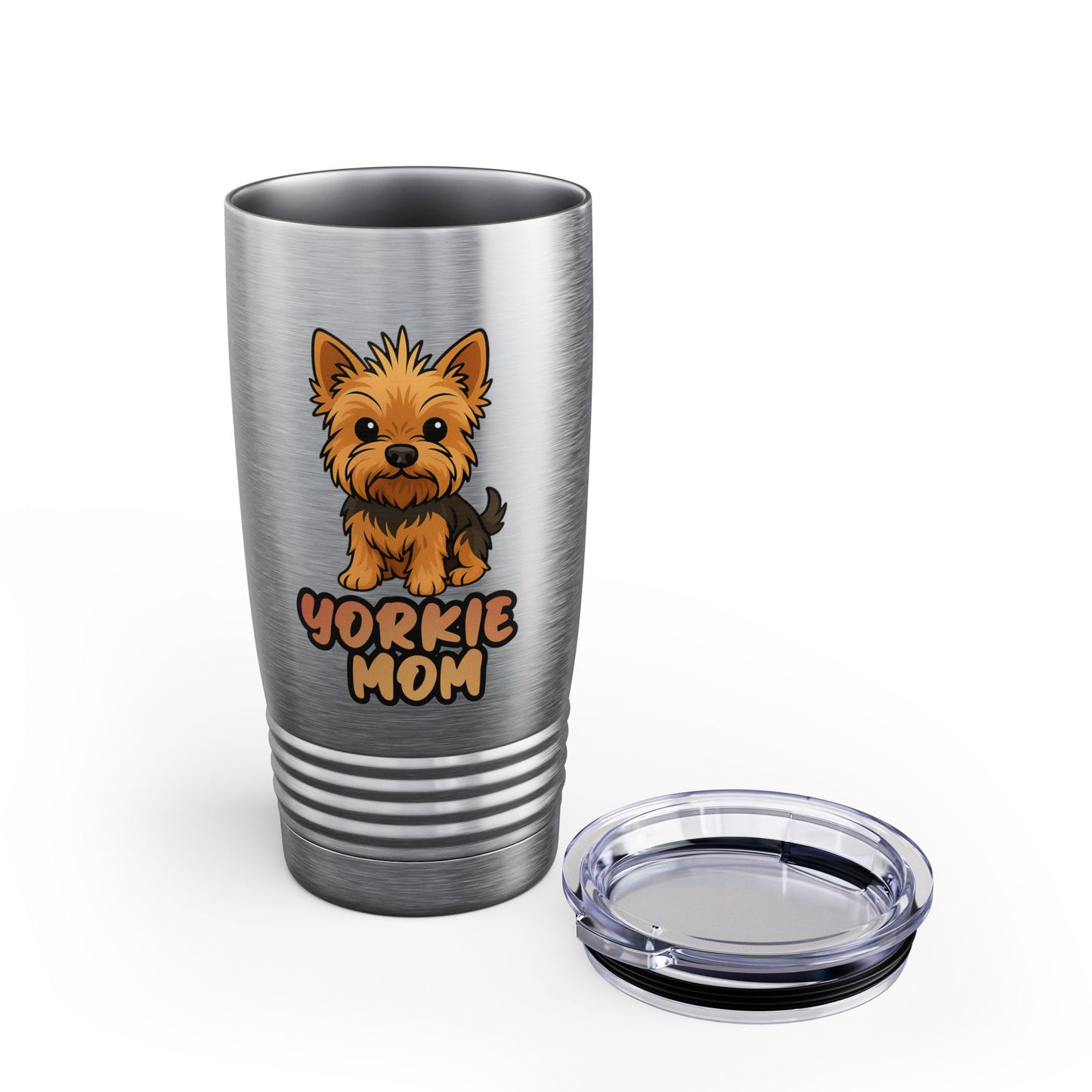 Yorkie Mom Tumbler 20oz Cute Dog Lover Travel Cup Perfect Gift for Pet Moms Dog Enthusiasts Pet Lovers 20oz Insulated Mug