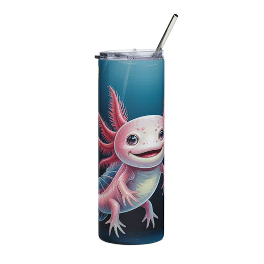 Whimsical Axolotl 20oz Stainless Steel Tumbler