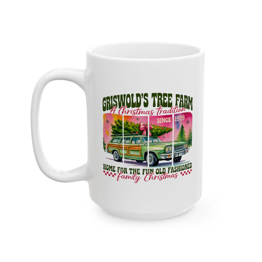 Griswald Farm Retro Sunset Coffee Cup 15oz