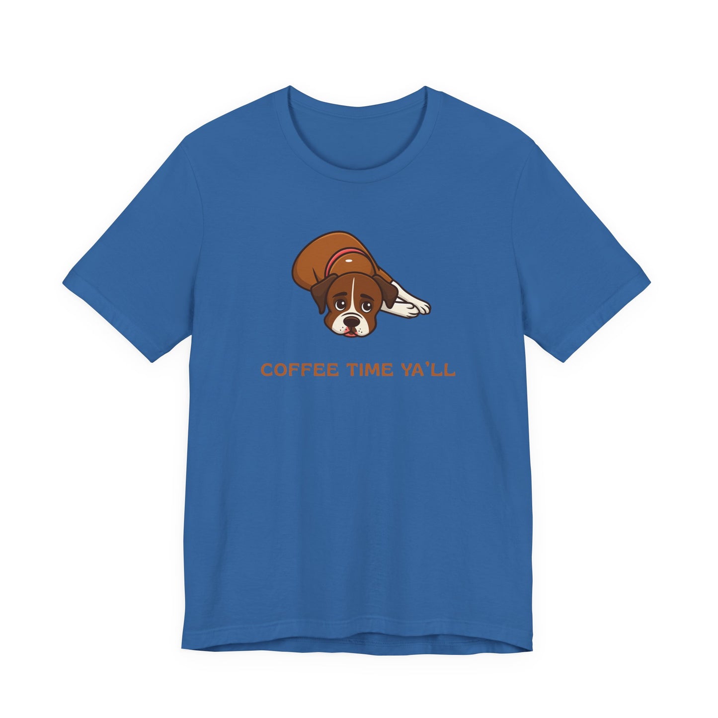 Boxer Dog Mom Gift for Her Boxer Dog Dad Funny T-Shirt Gift Coffee Time Y'all