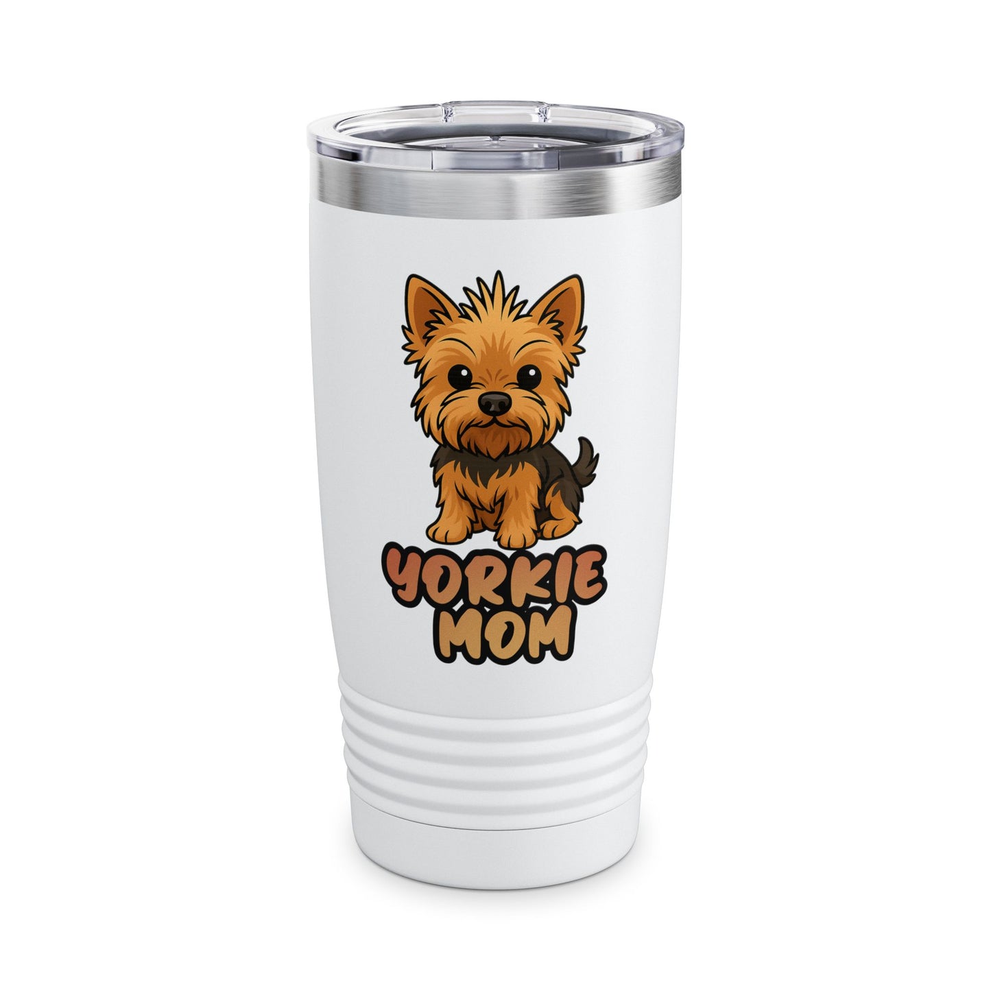 Yorkie Mom Tumbler 20oz Cute Dog Lover Travel Cup Perfect Gift for Pet Moms Dog Enthusiasts Pet Lovers 20oz Insulated Mug
