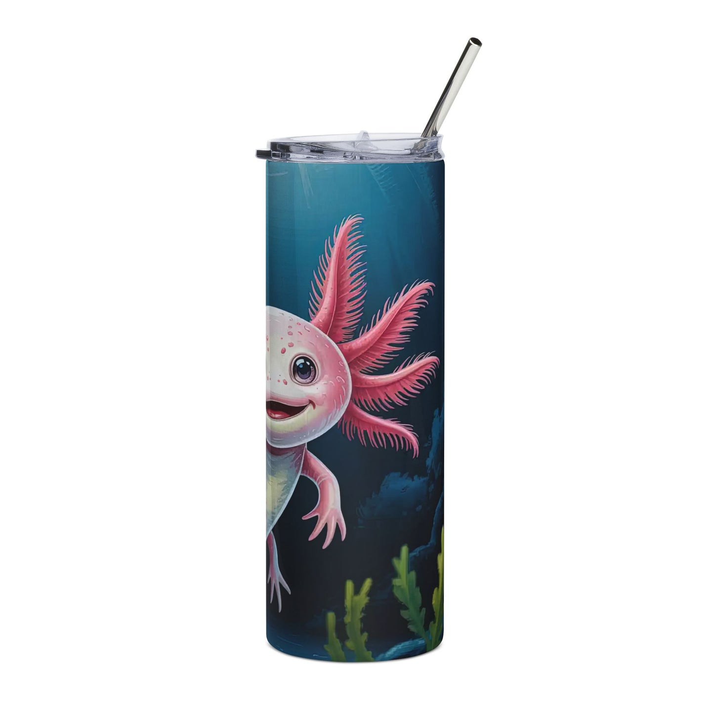 Whimsical Axolotl 20oz Stainless Steel Tumbler