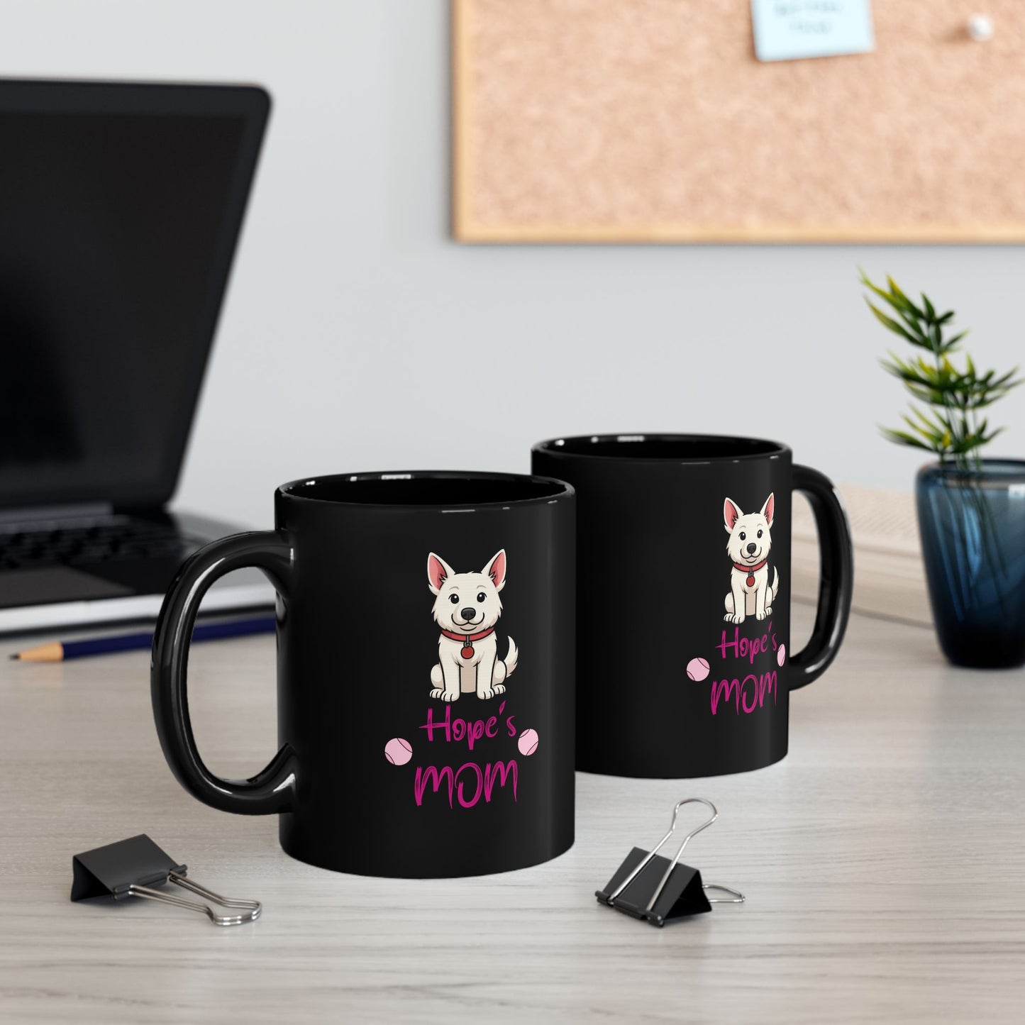 White German Shepherd Personalized Dog Mom Mug | Cute Pet Gift, Coffee Lover, Mother's Day, Dog Lover, Custom Drinkware