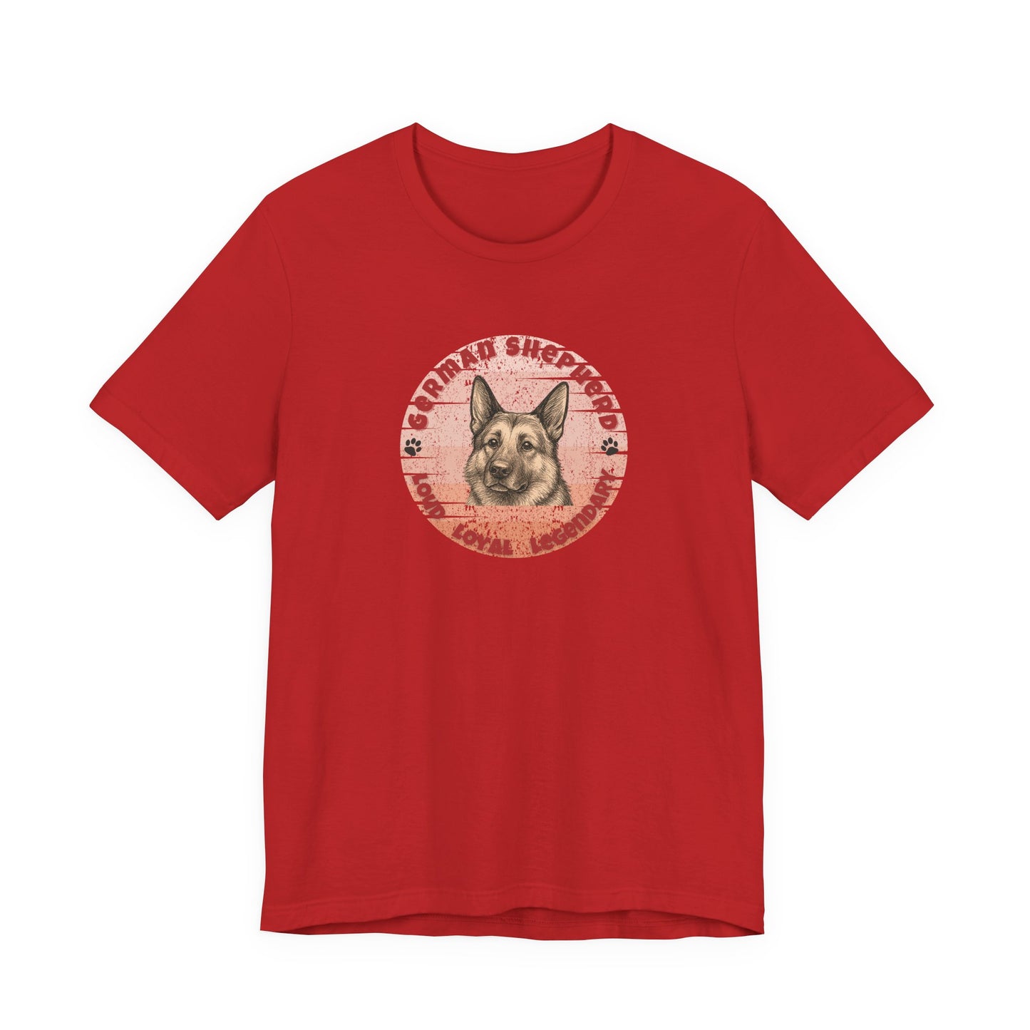 German Shepherd Lover Dog Lover Gift, Pet Owner Shirt, Birthday Gift for Dog Lovers, Animal Rescue Support Tee