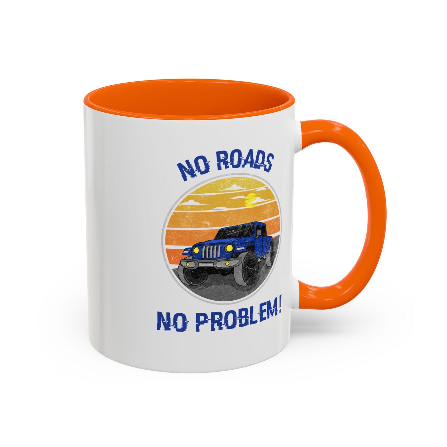 Retro Jeep Accent Coffee Mug 11 oz Jeep Gladiator Lover Gift Off-Roading Enthusiast Mug Funny Travel Cup Outdoor Adventure Accessory