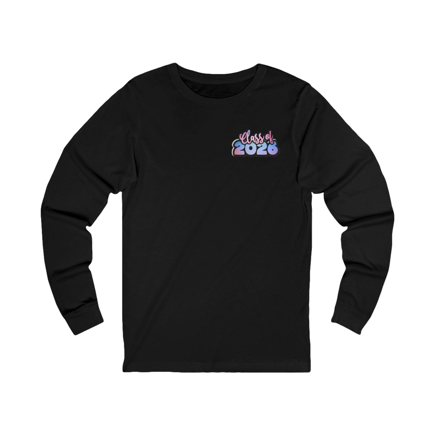 Senior Class 2026 Long Sleeve Tee, Unisex Jersey Tee, Graduation Gift, Class Pride Shirt, Trendy Student Apparel, Perfect for Celebrations
