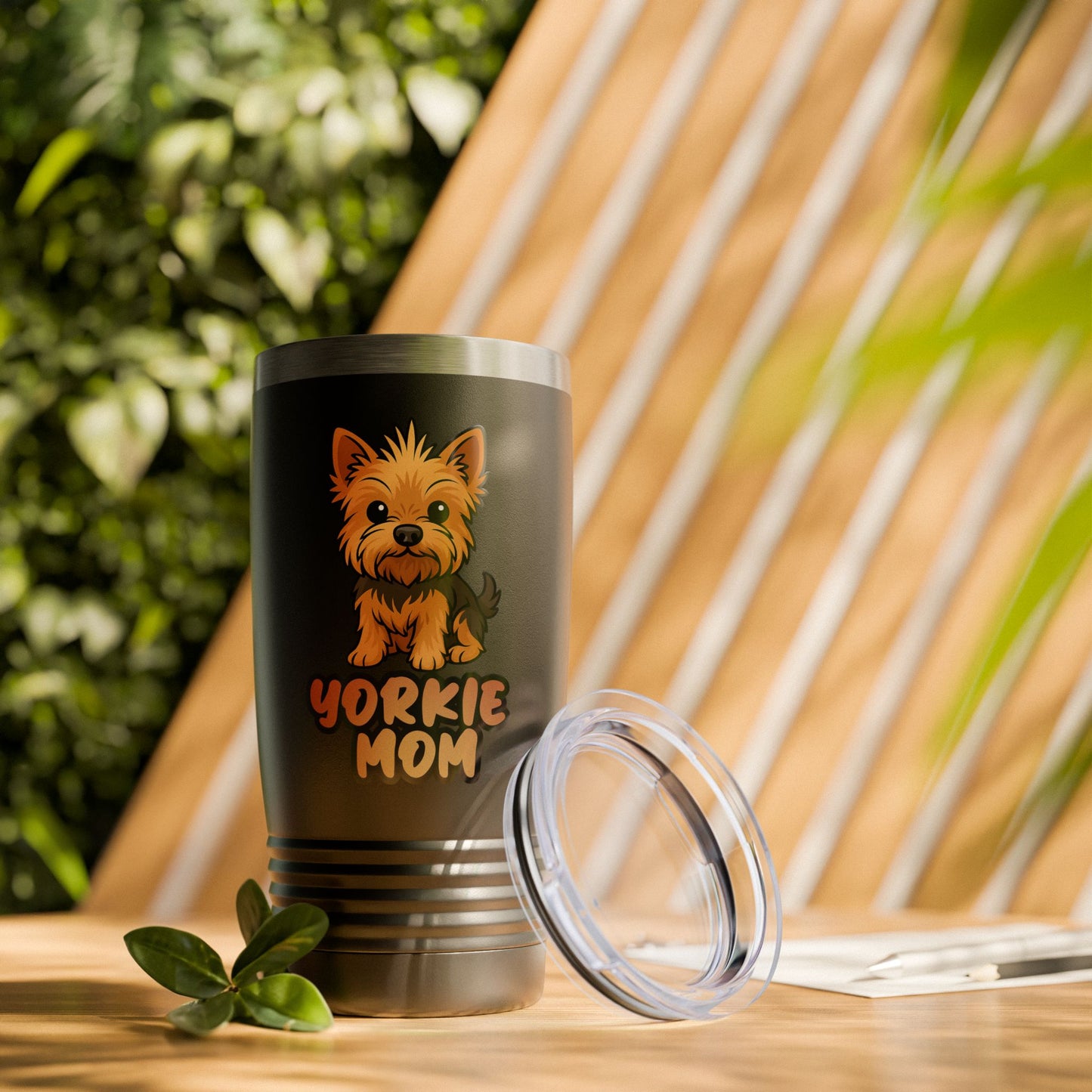 Yorkie Mom Tumbler 20oz Cute Dog Lover Travel Cup Perfect Gift for Pet Moms Dog Enthusiasts Pet Lovers 20oz Insulated Mug