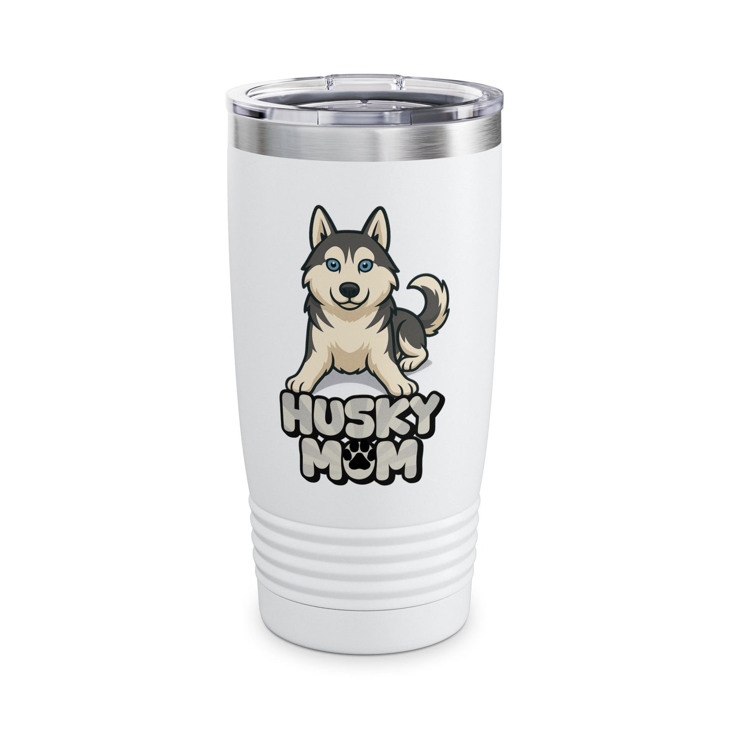 Husky Mom Tumbler - 20oz, Stainless Steel Travel Mug, Pet Lover Gift, Dog Mom Coffee Cup, Insulated Drinkware