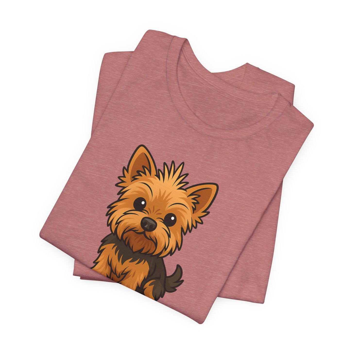 Cute Yorkie Dog Graphic Tee for Dog Lovers, Pet Lovers Gift, Animal Lover Shirt, Birthday Gift, Casual Wear
