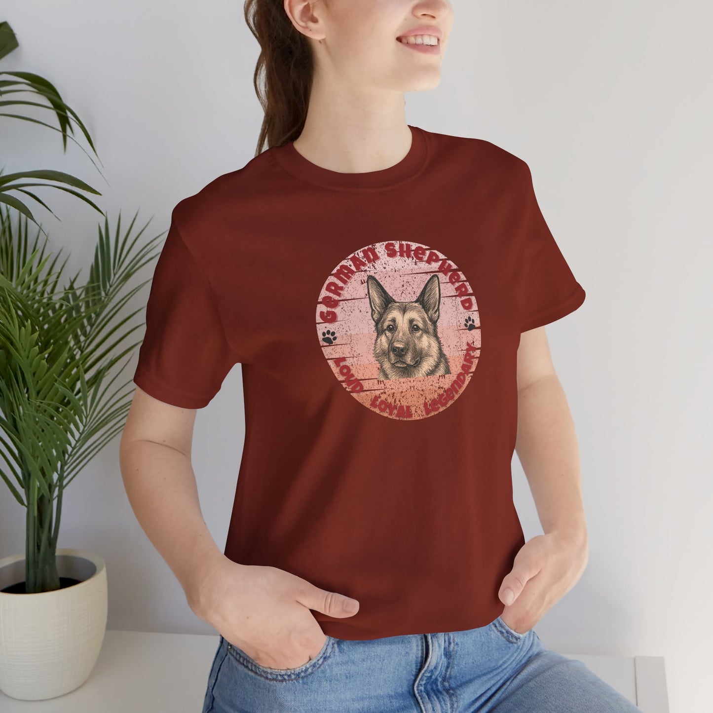 German Shepherd Lover Dog Lover Gift, Pet Owner Shirt, Birthday Gift for Dog Lovers, Animal Rescue Support Tee
