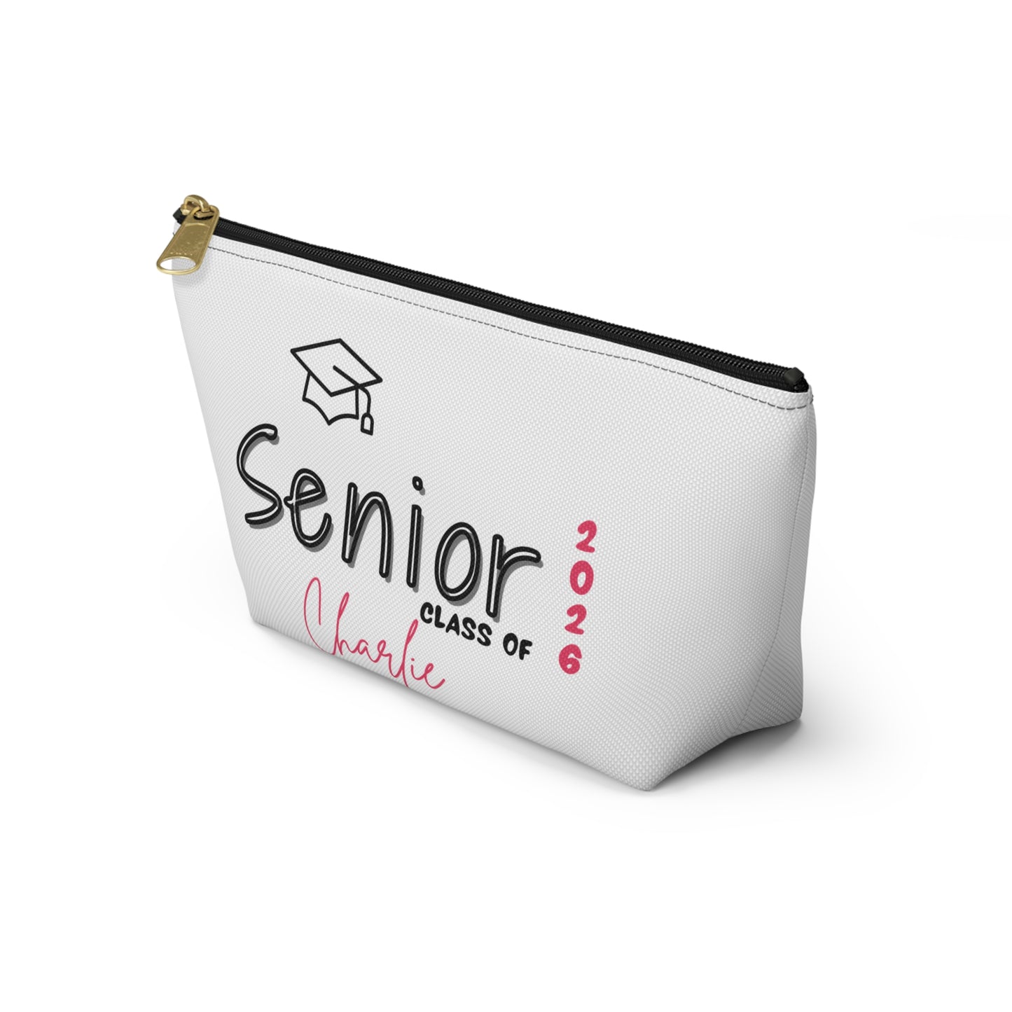 Senior Class of 2026 Personalized Graduation Pouch Senior Class of 2026 Cosmetic Bag Custom Makeup Organizer Unique Gift for Graduates