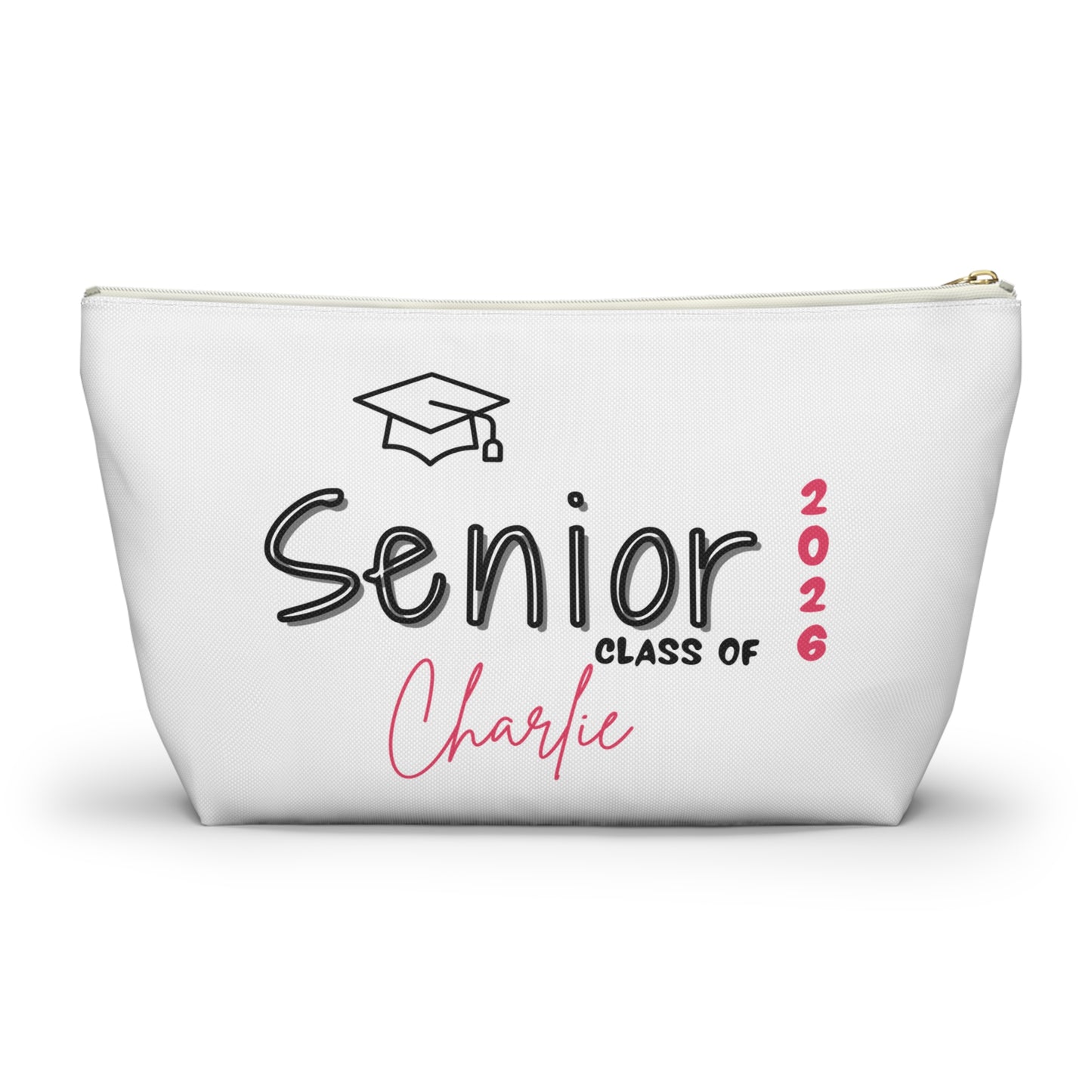 Senior Class of 2026 Personalized Graduation Pouch Senior Class of 2026 Cosmetic Bag Custom Makeup Organizer Unique Gift for Graduates