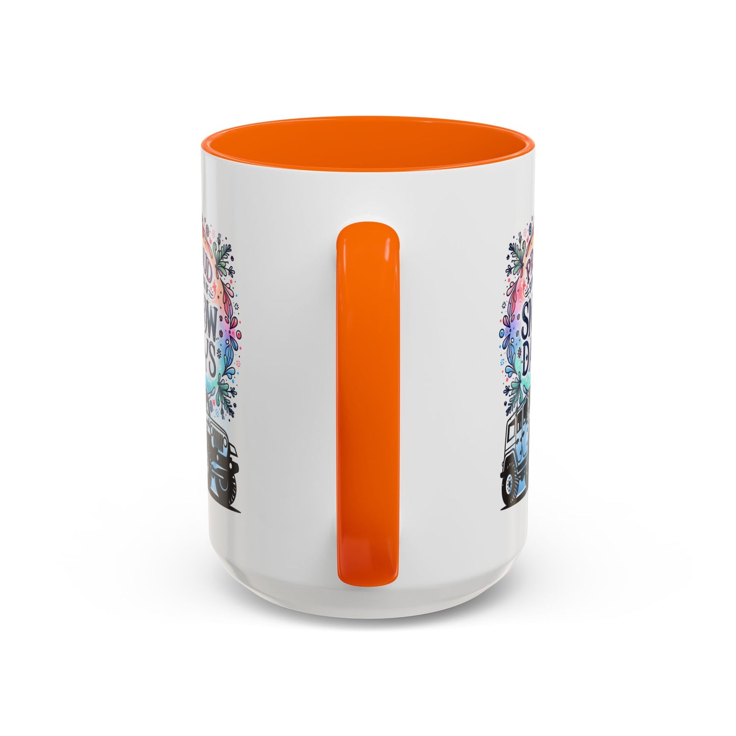 JEEP Coffee Mug Proud Supporter of Snow Days Jeep Coffee Mug, Accent Mug for Jeep Lovers, Winter Beverage Cup, Holiday Gift Idea, Fun Travel Mug