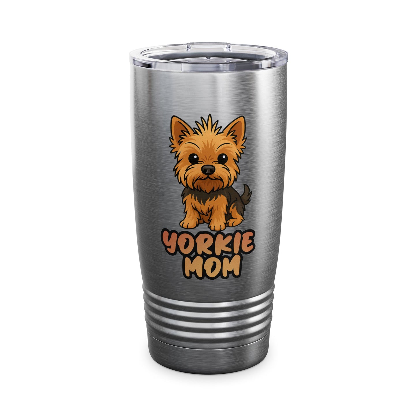 Yorkie Mom Tumbler 20oz Cute Dog Lover Travel Cup Perfect Gift for Pet Moms Dog Enthusiasts Pet Lovers 20oz Insulated Mug