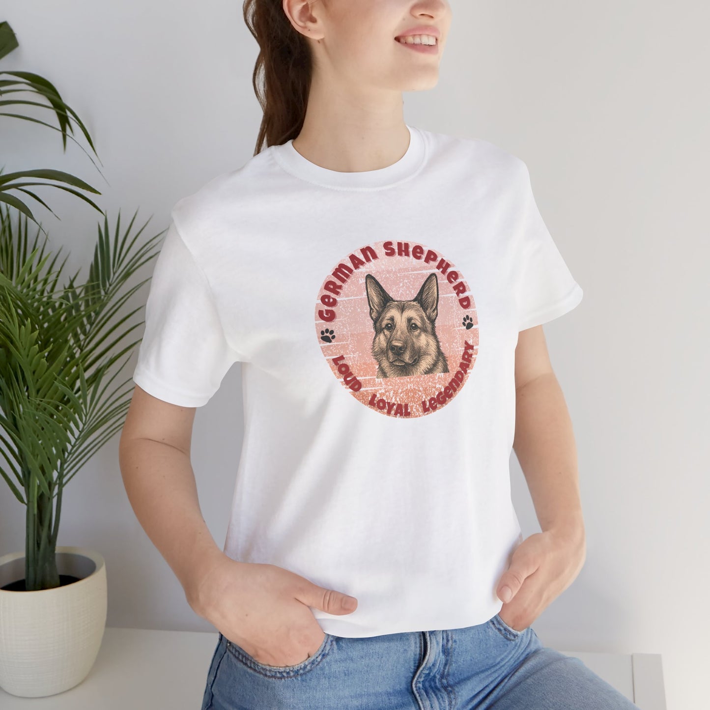 German Shepherd Lover Dog Lover Gift, Pet Owner Shirt, Birthday Gift for Dog Lovers, Animal Rescue Support Tee