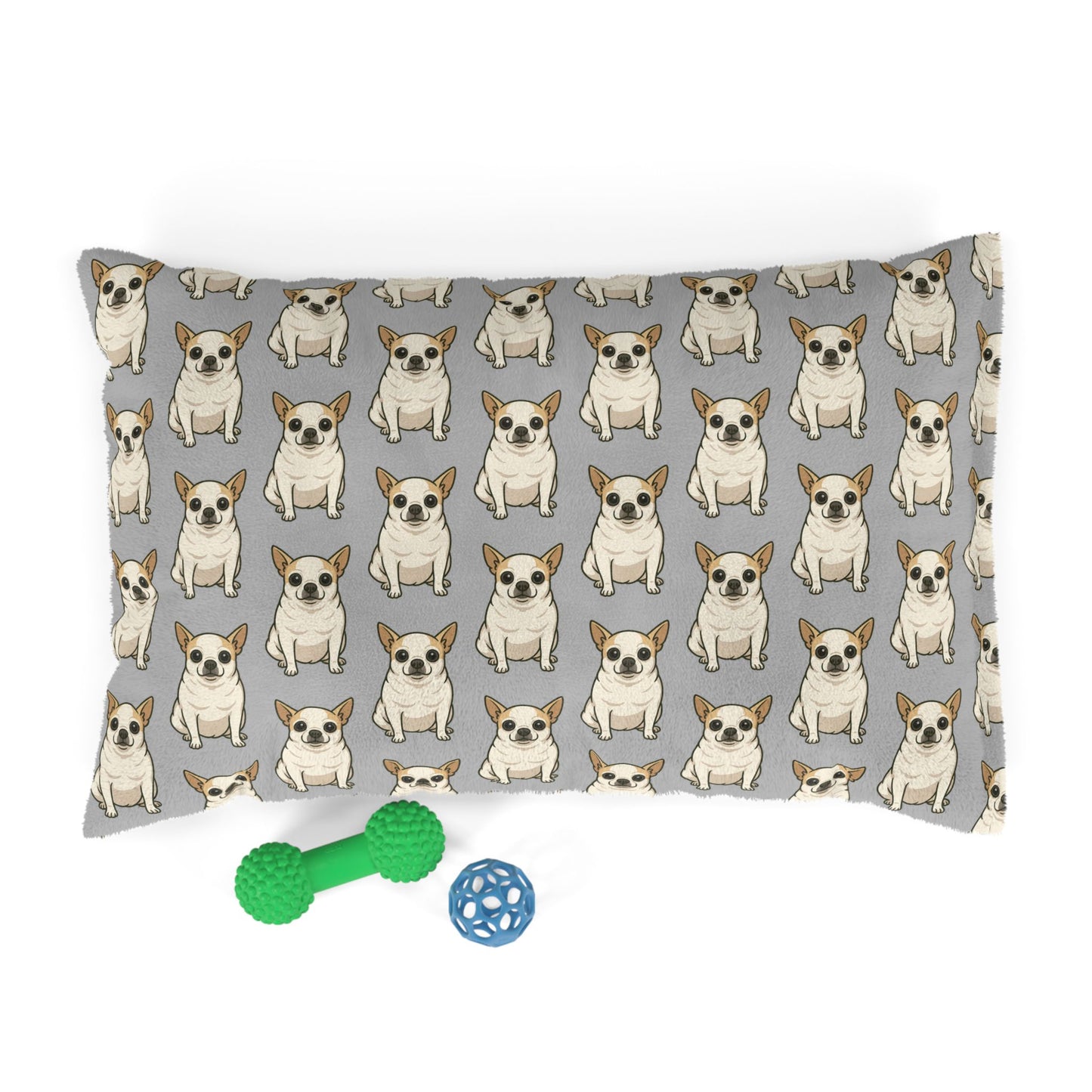 Chihuahua Print Pet Bed, Cozy Dog Bed, Gift for Dog Lovers, Cute Bed for Pets, Stylish Dog Pillow, Home Decor for Pet Owners