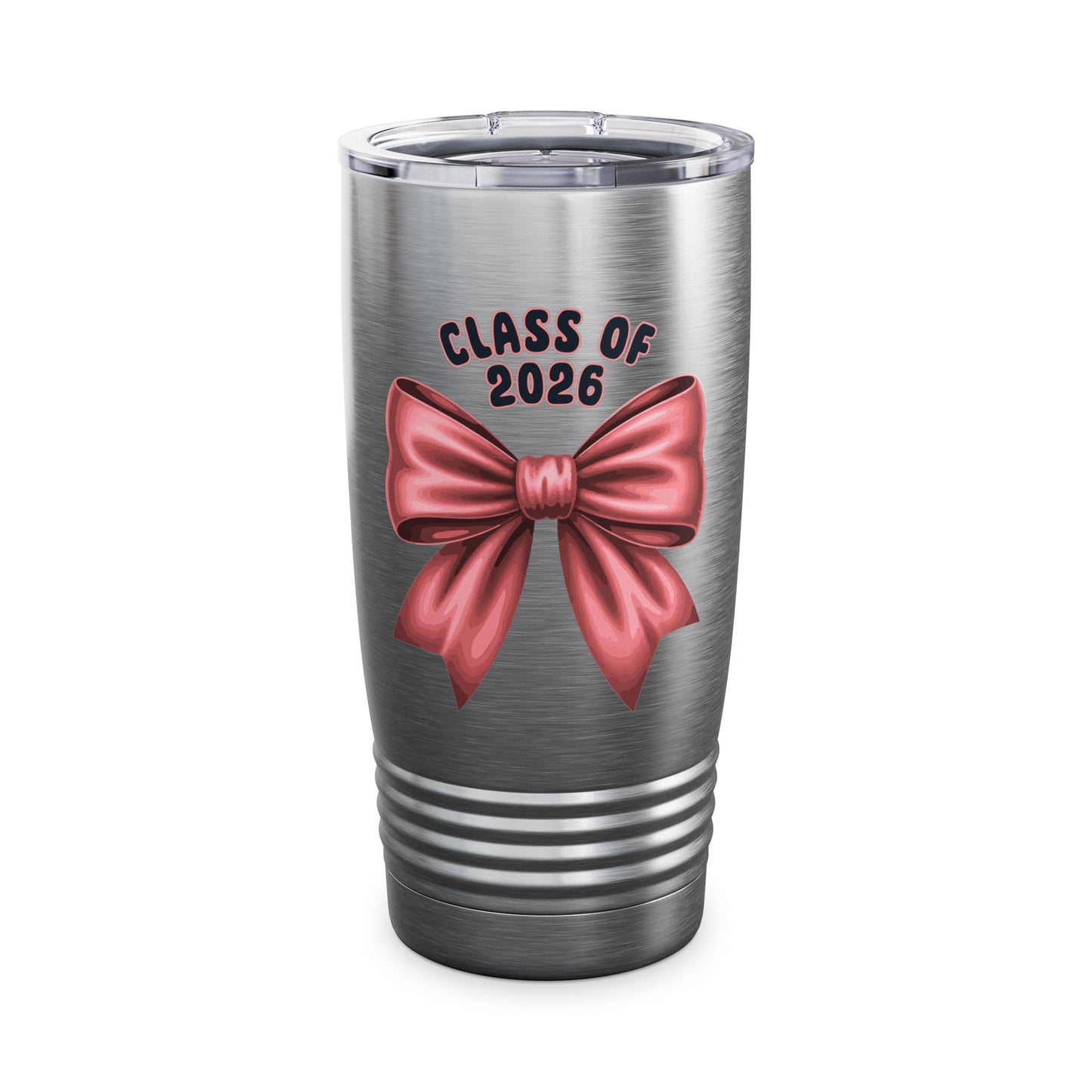 Class of 2026 Graduation Tumbler, 20oz | Class of 2026 | Custom Bow Design, Graduation Gift, Drinkware, Student Keepsake, Party Favor