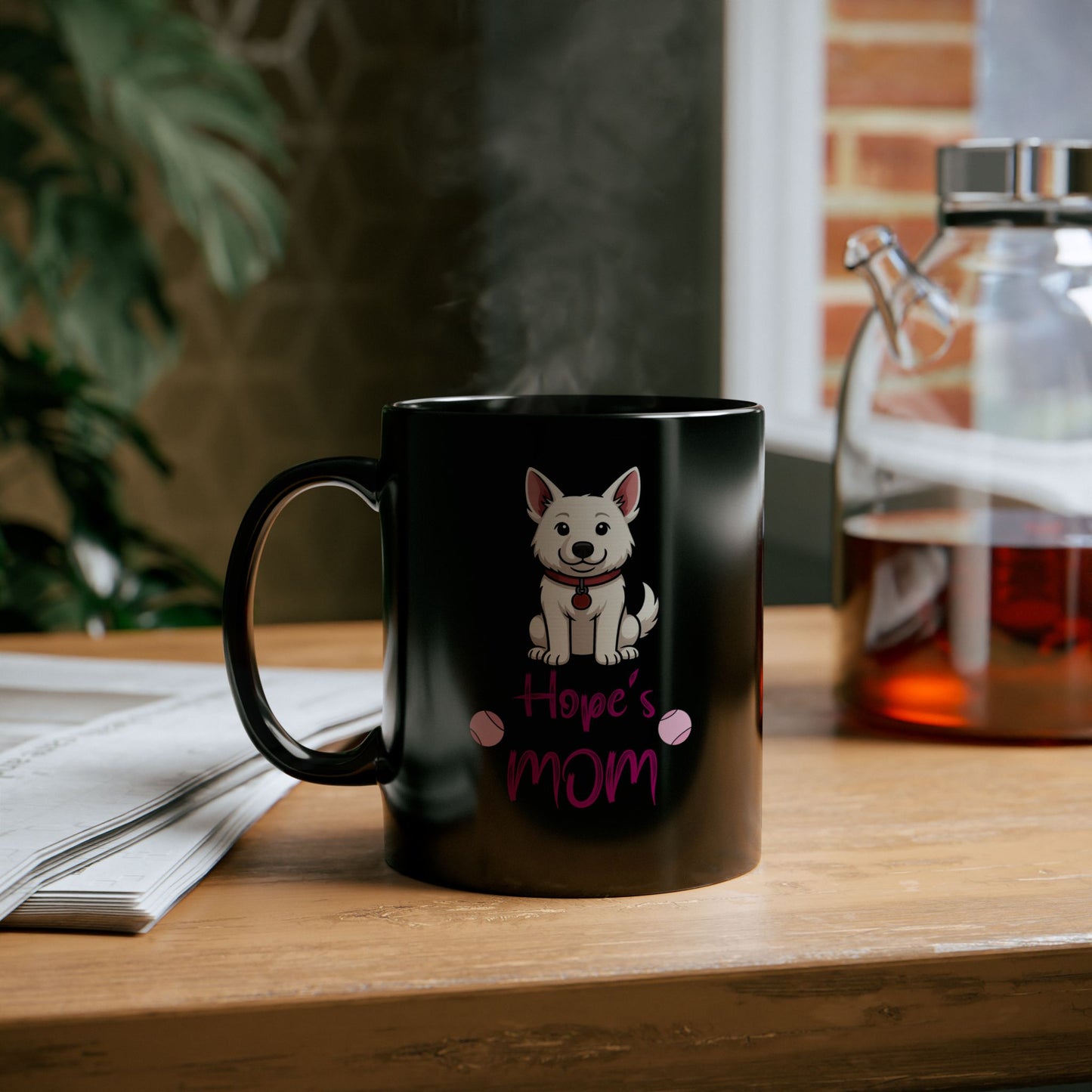 White German Shepherd Personalized Dog Mom Mug | Cute Pet Gift, Coffee Lover, Mother's Day, Dog Lover, Custom Drinkware