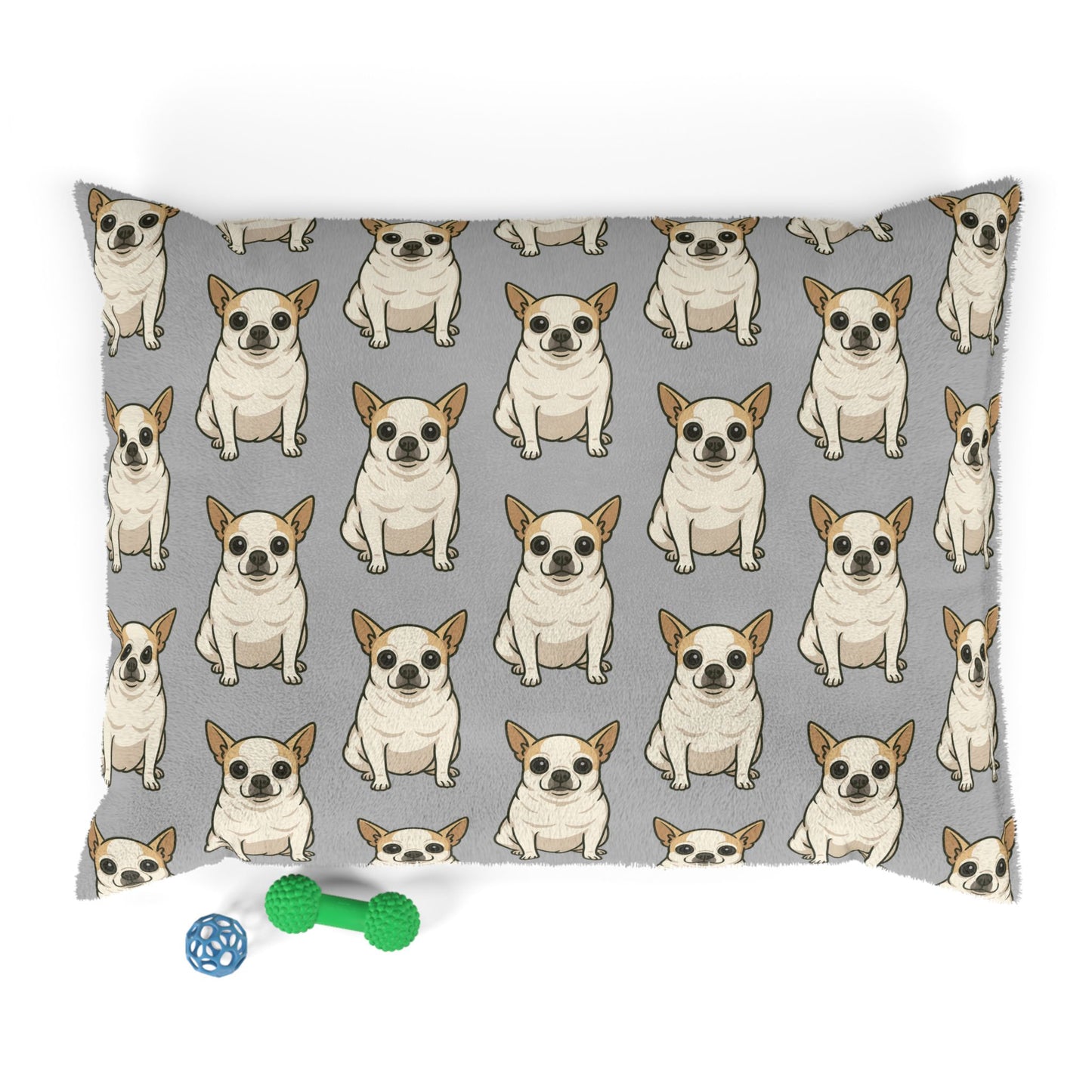 Chihuahua Print Pet Bed, Cozy Dog Bed, Gift for Dog Lovers, Cute Bed for Pets, Stylish Dog Pillow, Home Decor for Pet Owners