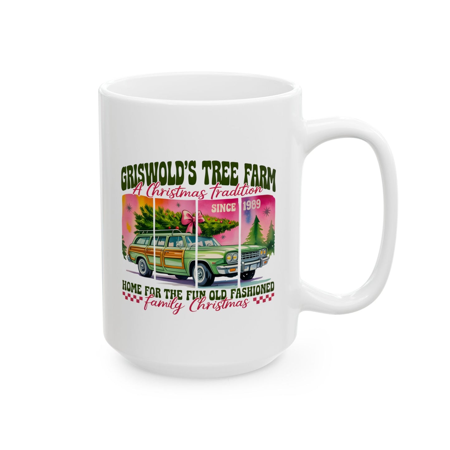 Griswald Farm Retro Sunset Coffee Cup 15oz