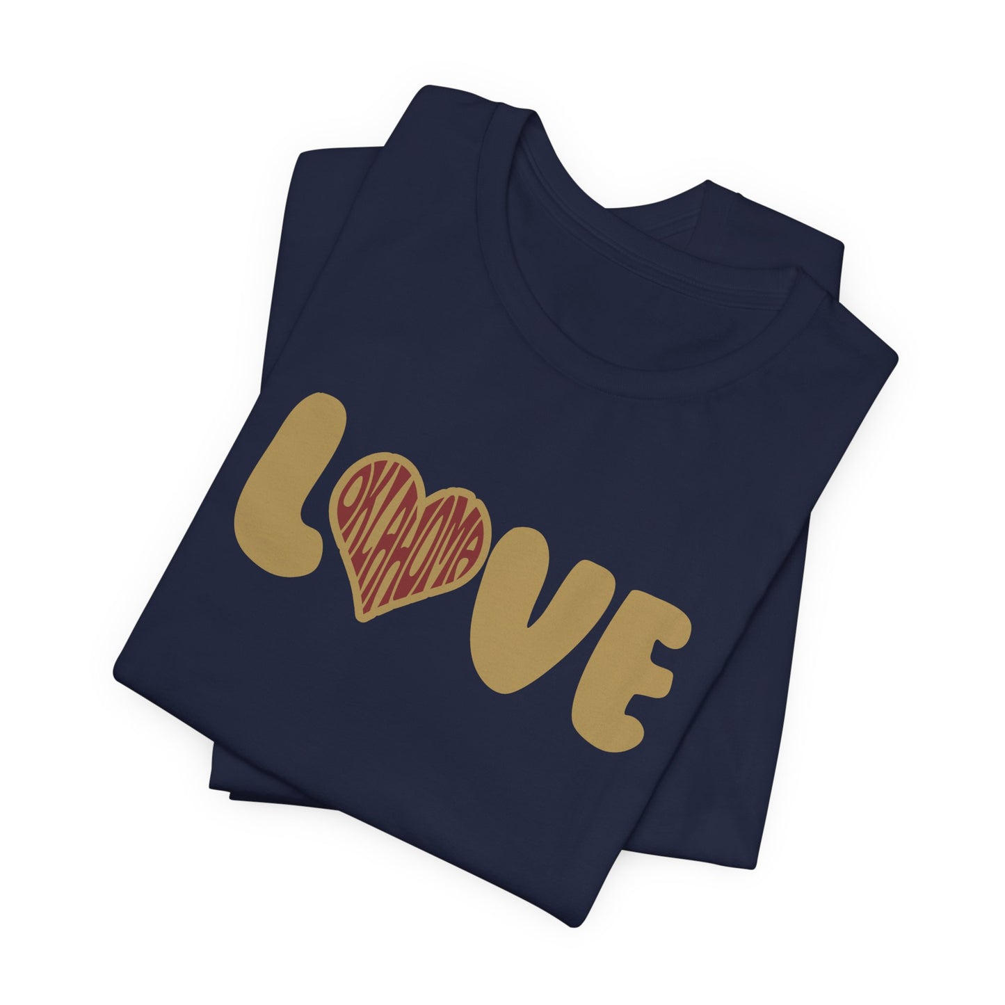 Oklahoma T-Shirt Graphic Casual Love Shirt, Gifts for Couples, Everyday Wear, Comfortable Fashion