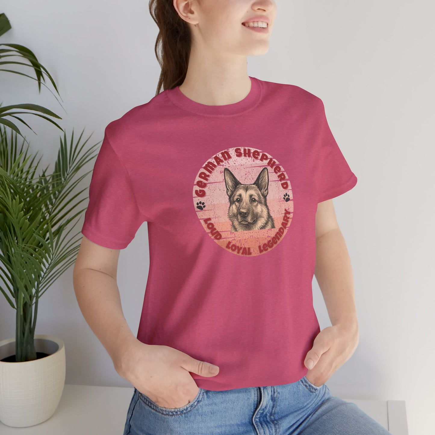 German Shepherd Lover Dog Lover Gift, Pet Owner Shirt, Birthday Gift for Dog Lovers, Animal Rescue Support Tee