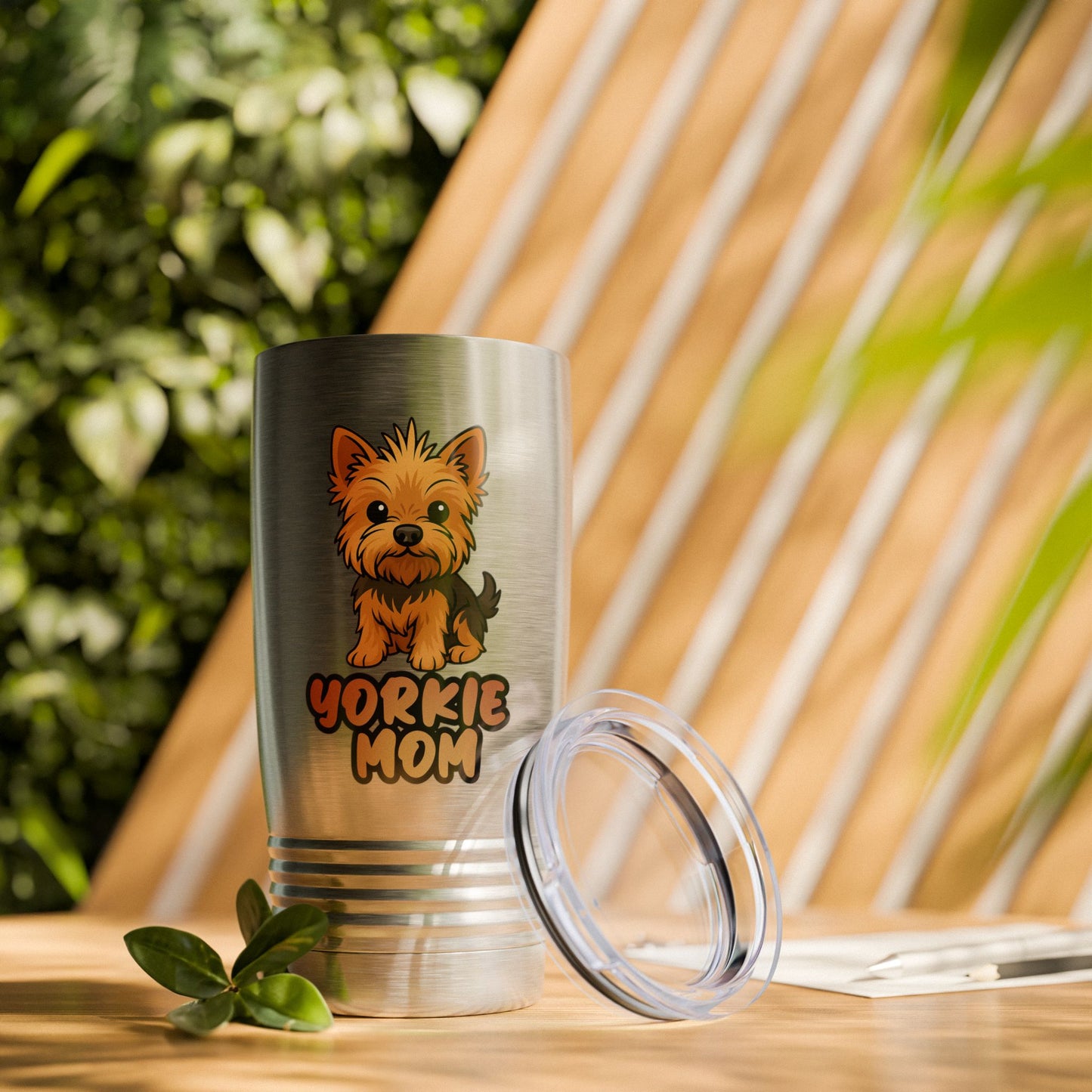 Yorkie Mom Tumbler 20oz Cute Dog Lover Travel Cup Perfect Gift for Pet Moms Dog Enthusiasts Pet Lovers 20oz Insulated Mug