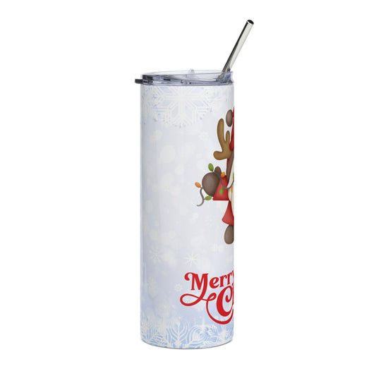Christmas Santa Stainless Steel Tumbler - 20oz