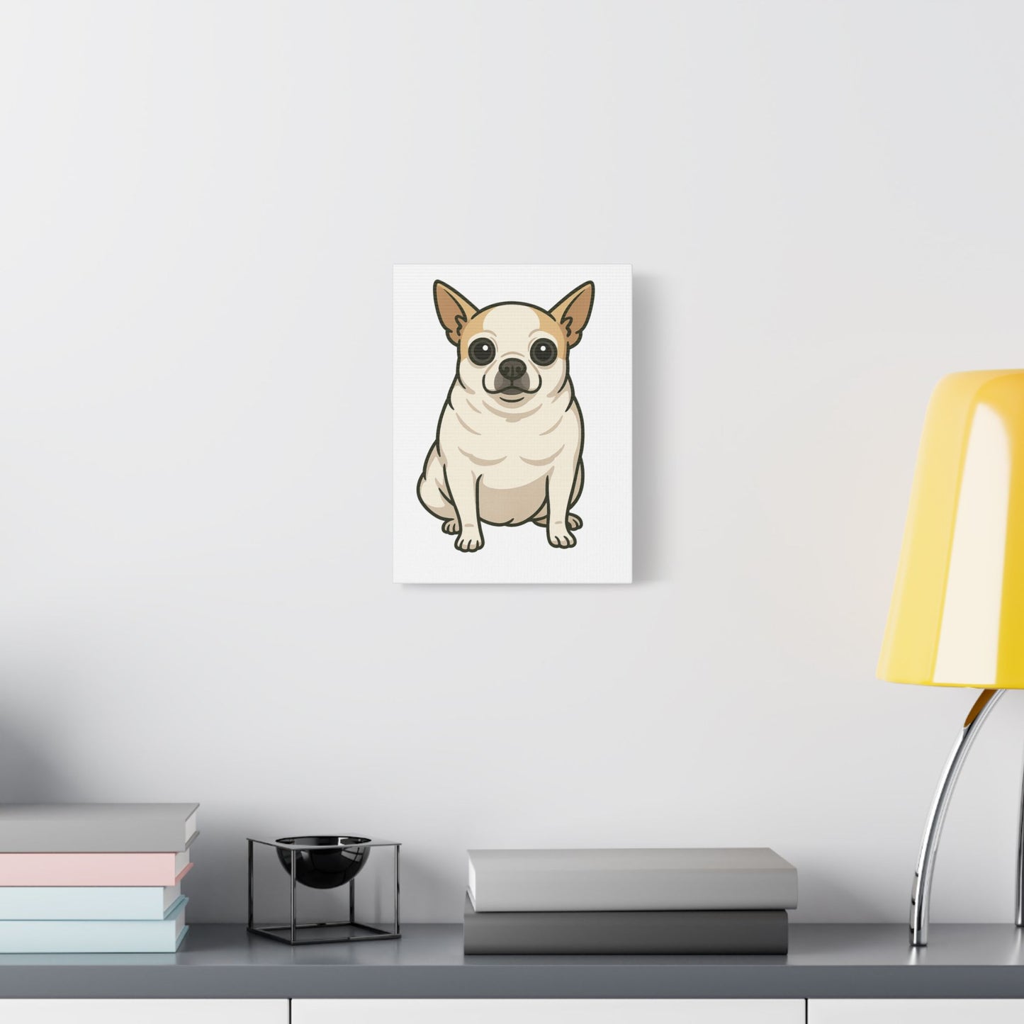 Chihuahua Wall Art Print, Cute Dog Decor, Pet Lover Gift, Home Wall Hanging, Animal Illustration Art
