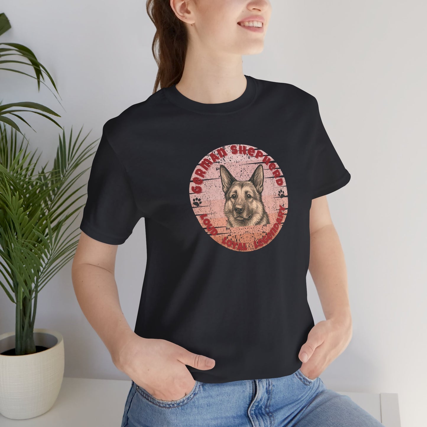 German Shepherd Lover Dog Lover Gift, Pet Owner Shirt, Birthday Gift for Dog Lovers, Animal Rescue Support Tee