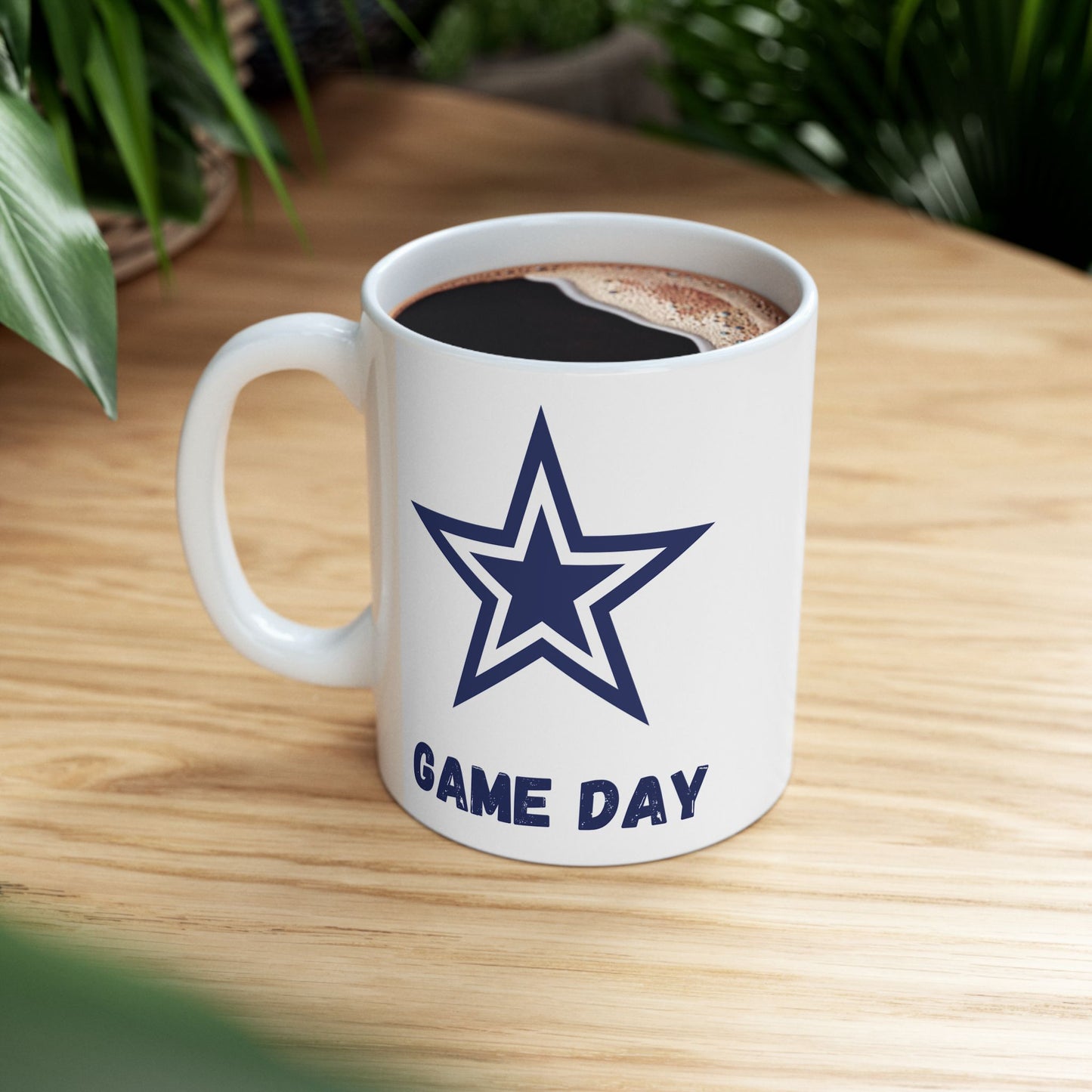 Dallas Cowboys Game Day Ceramic Mug Perfect for Sports Fans, Coffee Lovers, Gift for Birthdays, Tailgating, Home Decor