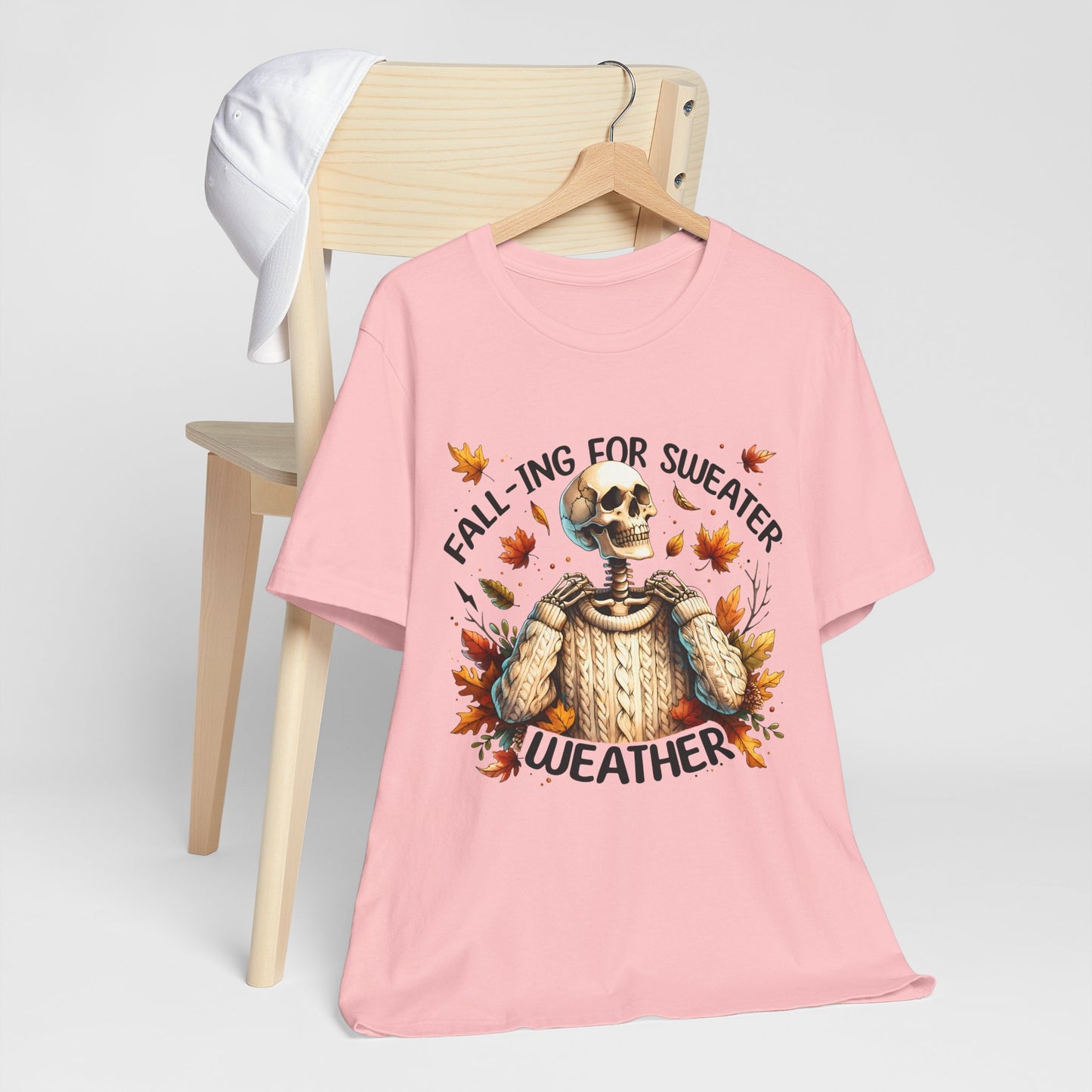 Fall is for Sweater Weather T-Shirt Fall Apparel Halloween Shirt, Cozy Autumn Wear, Seasonal Fashion