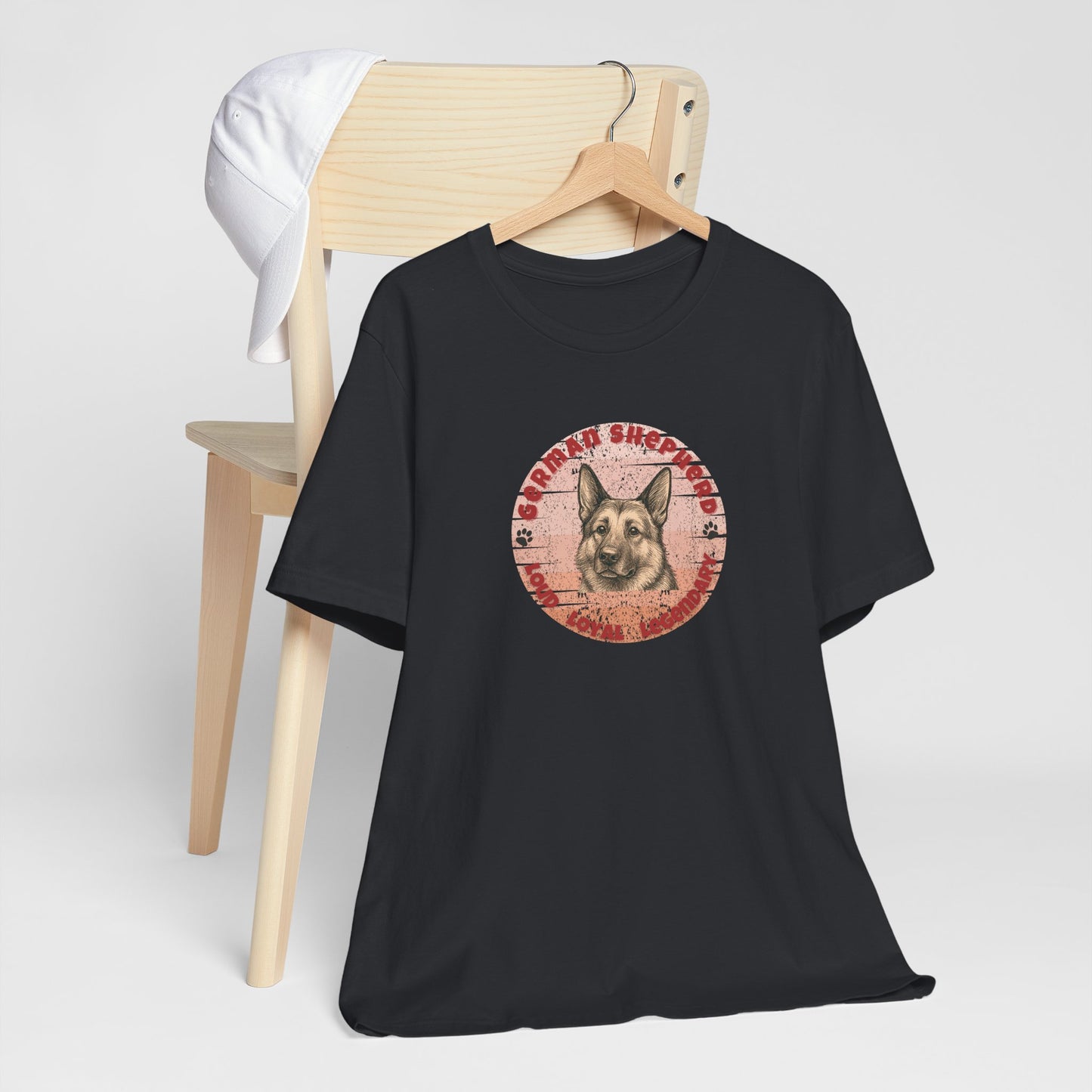 German Shepherd Lover Dog Lover Gift, Pet Owner Shirt, Birthday Gift for Dog Lovers, Animal Rescue Support Tee