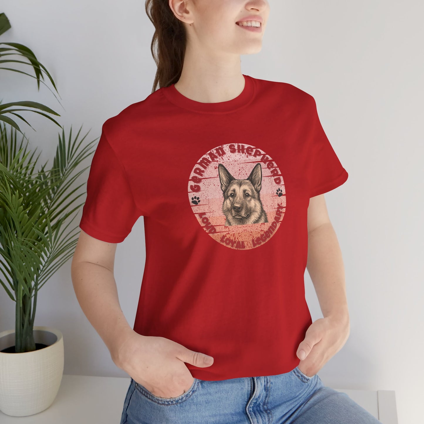 German Shepherd Lover Dog Lover Gift, Pet Owner Shirt, Birthday Gift for Dog Lovers, Animal Rescue Support Tee