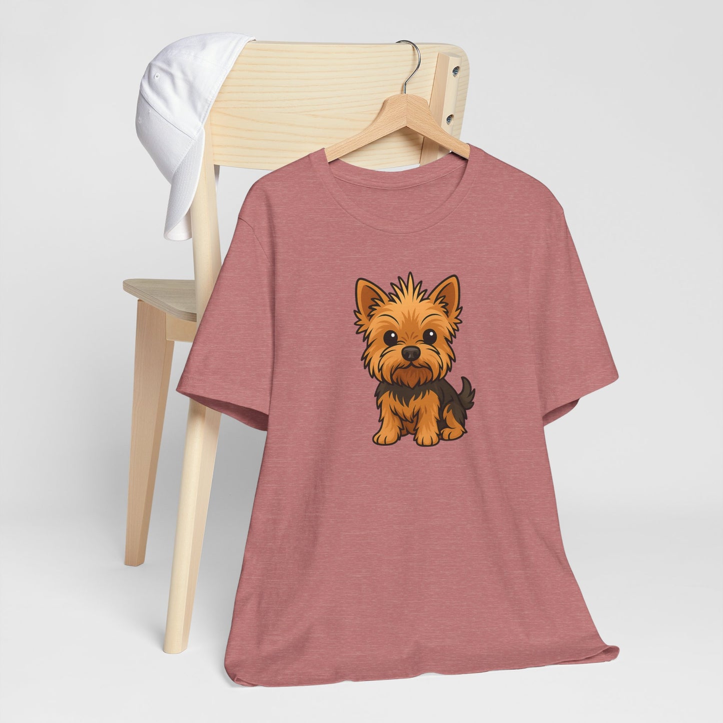 Cute Yorkie Dog Graphic Tee for Dog Lovers, Pet Lovers Gift, Animal Lover Shirt, Birthday Gift, Casual Wear