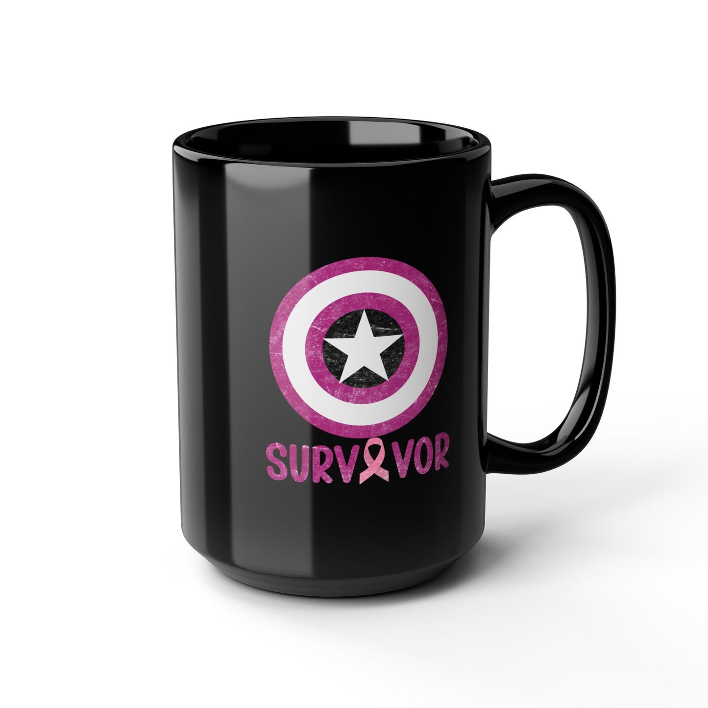 Breast Cancer Survivor Mug, Inspirational Coffee Cup, Supportive Gift, Awareness Mug, Resistance Against Cancer