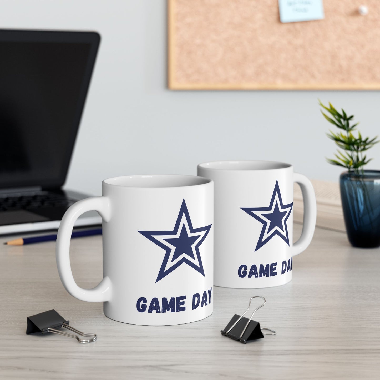 Dallas Cowboys Game Day Ceramic Mug Perfect for Sports Fans, Coffee Lovers, Gift for Birthdays, Tailgating, Home Decor