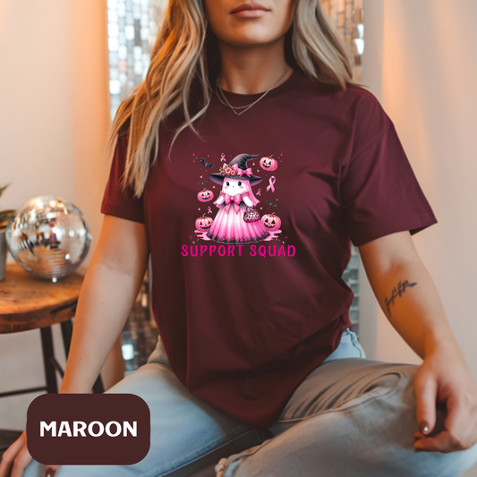Support Squad Cute Ghost Comfort Colors T-Shirt