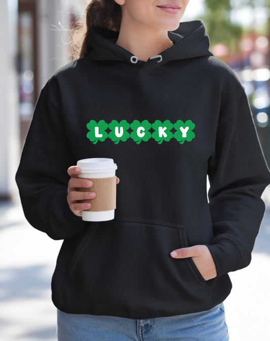 Lucky Clover Hoodie — St. Patrick’s Day Lucky Sweatshirt