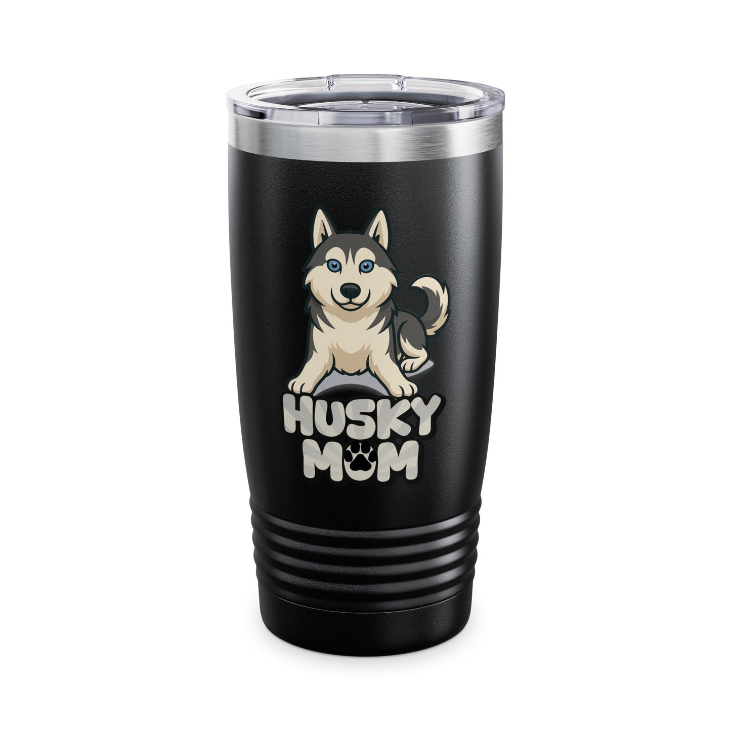 Husky Mom Tumbler - 20oz, Stainless Steel Travel Mug, Pet Lover Gift, Dog Mom Coffee Cup, Insulated Drinkware