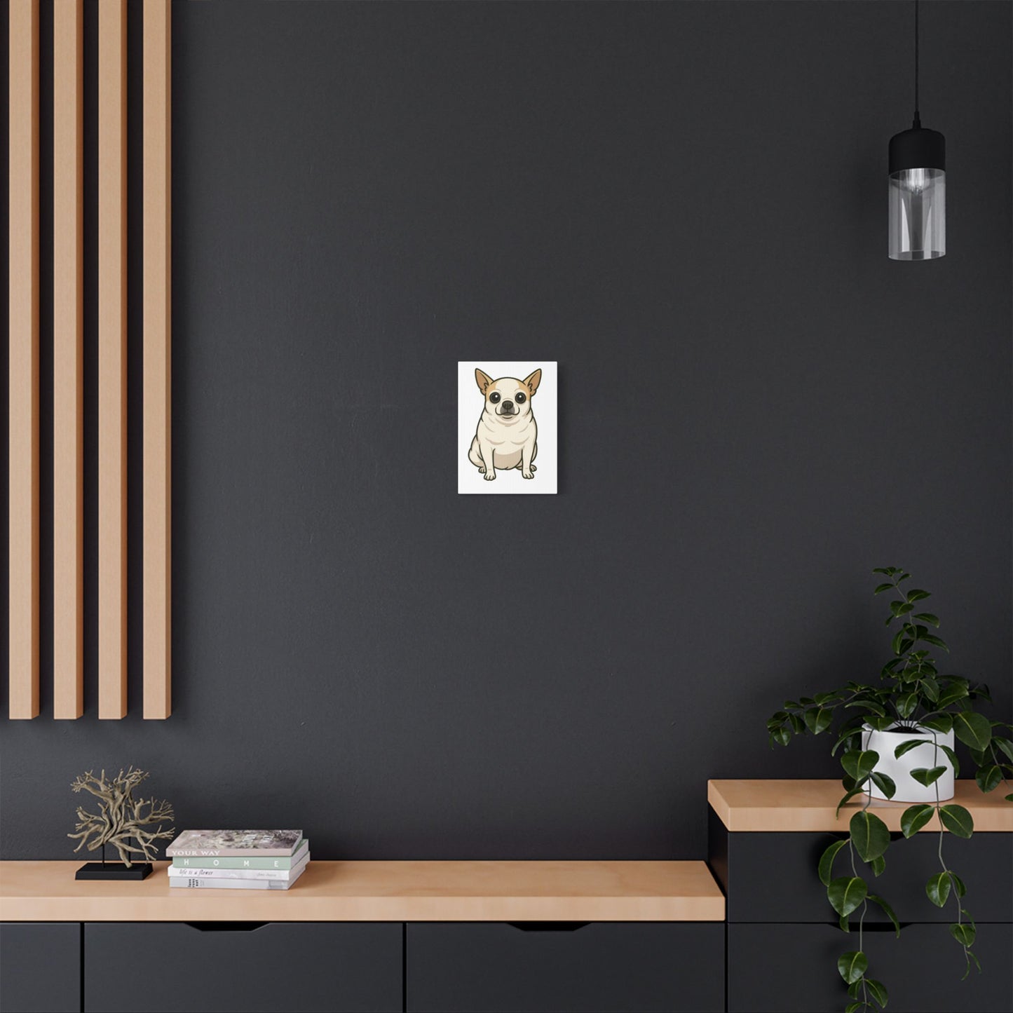 Chihuahua Wall Art Print, Cute Dog Decor, Pet Lover Gift, Home Wall Hanging, Animal Illustration Art