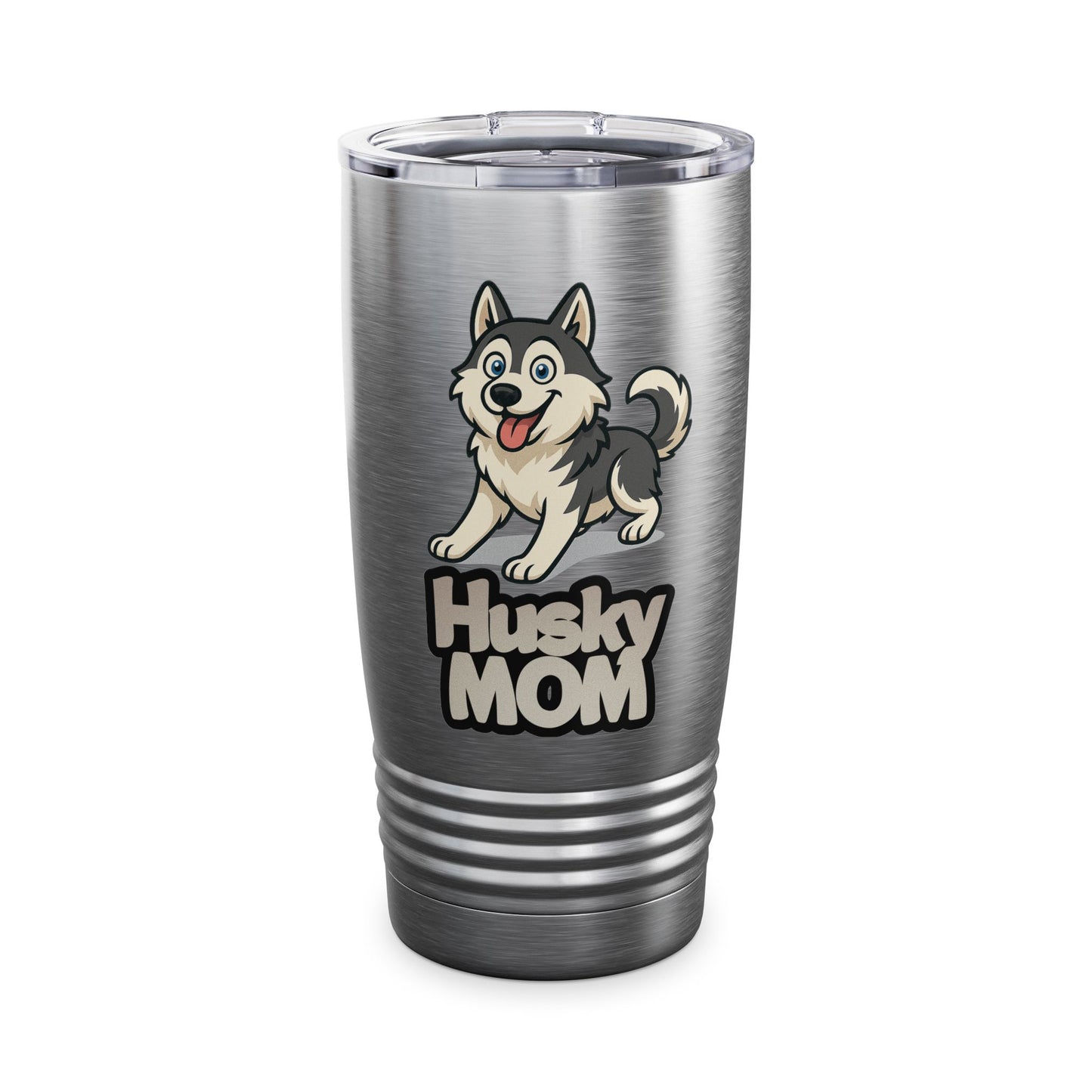 Husky Mom Tumbler, 20oz Stainless Steel Travel Cup, Perfect Gift for Dog Moms, Pet Lover Mug, Unique Drinking Experience