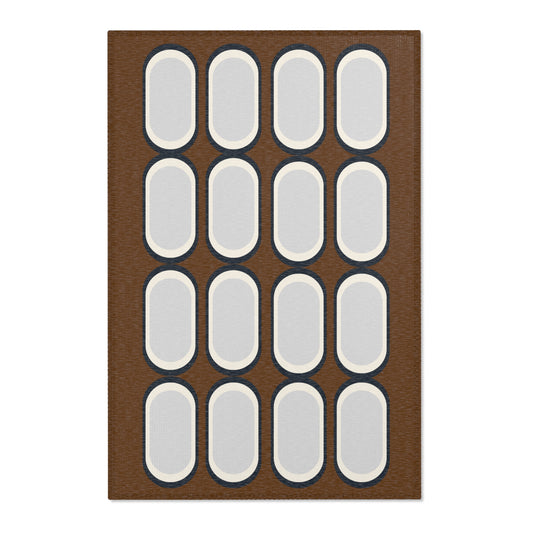 Modern Geometric Area Rug for Cozy Spaces, Living Room Accent, Home Decor, Gift for Housewarming, Texture and Style