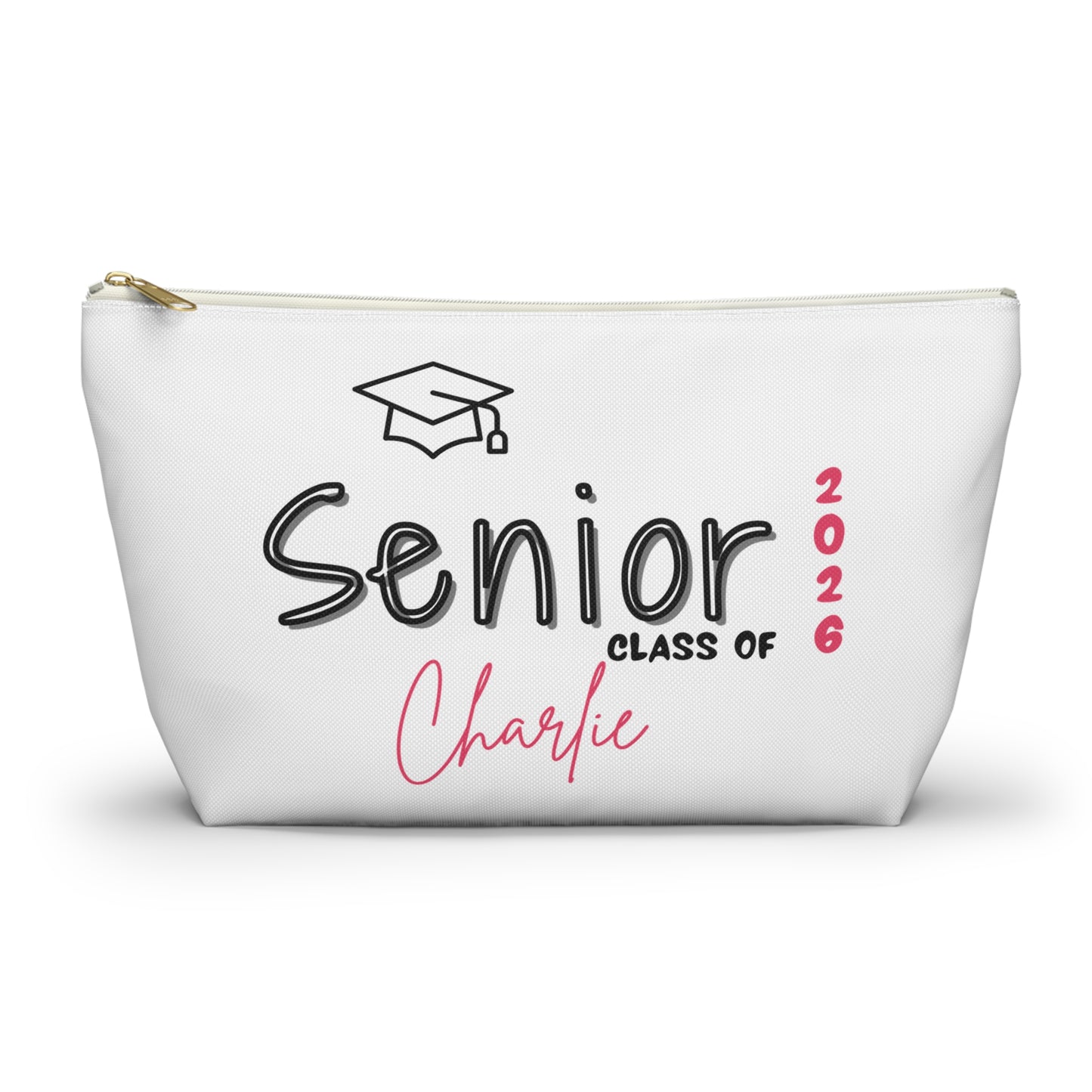 Senior Class of 2026 Personalized Graduation Pouch Senior Class of 2026 Cosmetic Bag Custom Makeup Organizer Unique Gift for Graduates
