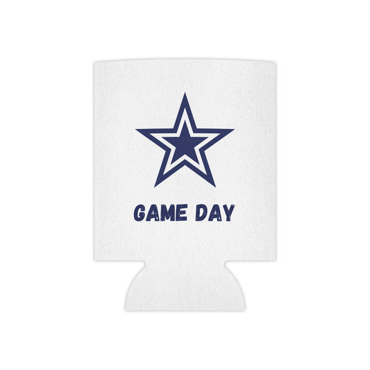 Dallas Koozie Game Day Can Cooler, Football Fan Gift, Party Beverage Cooler, Outdoor Event Accessory, Tailgate Essentials, Sports Celebration