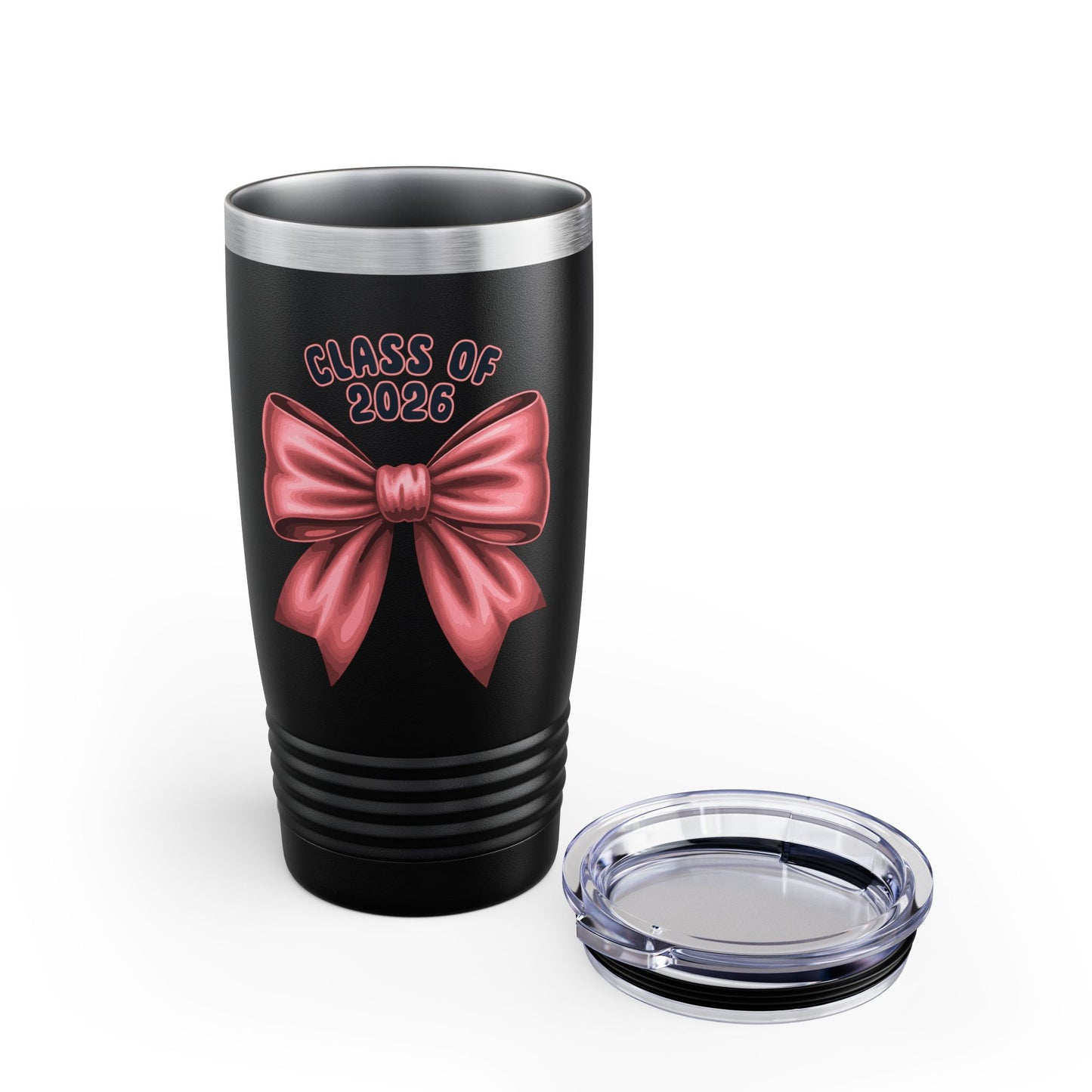 Class of 2026 Graduation Tumbler, 20oz | Class of 2026 | Custom Bow Design, Graduation Gift, Drinkware, Student Keepsake, Party Favor