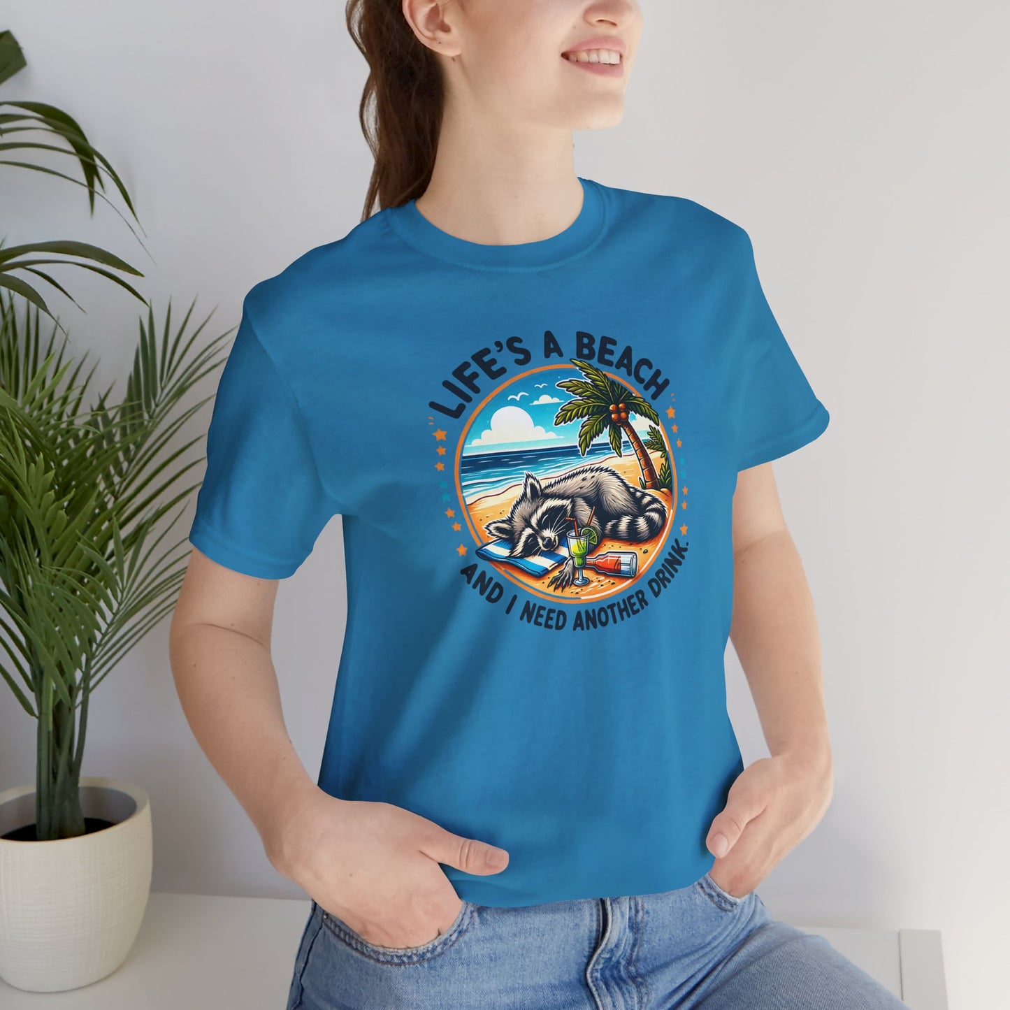 Life's a Beach and I Need Another Drink T-Shirt Gift for Her Beach Day Gift for Her Vacation T-Shirt Gift for Beach Lovers