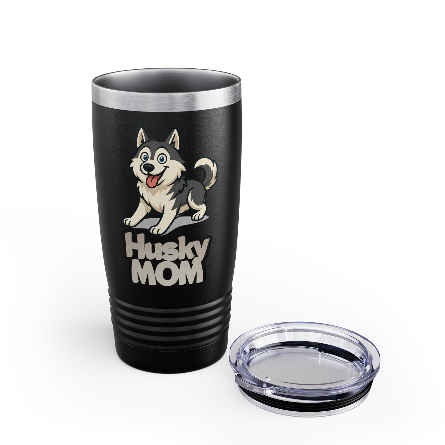 Husky Mom Tumbler, 20oz Stainless Steel Travel Cup, Perfect Gift for Dog Moms, Pet Lover Mug, Unique Drinking Experience